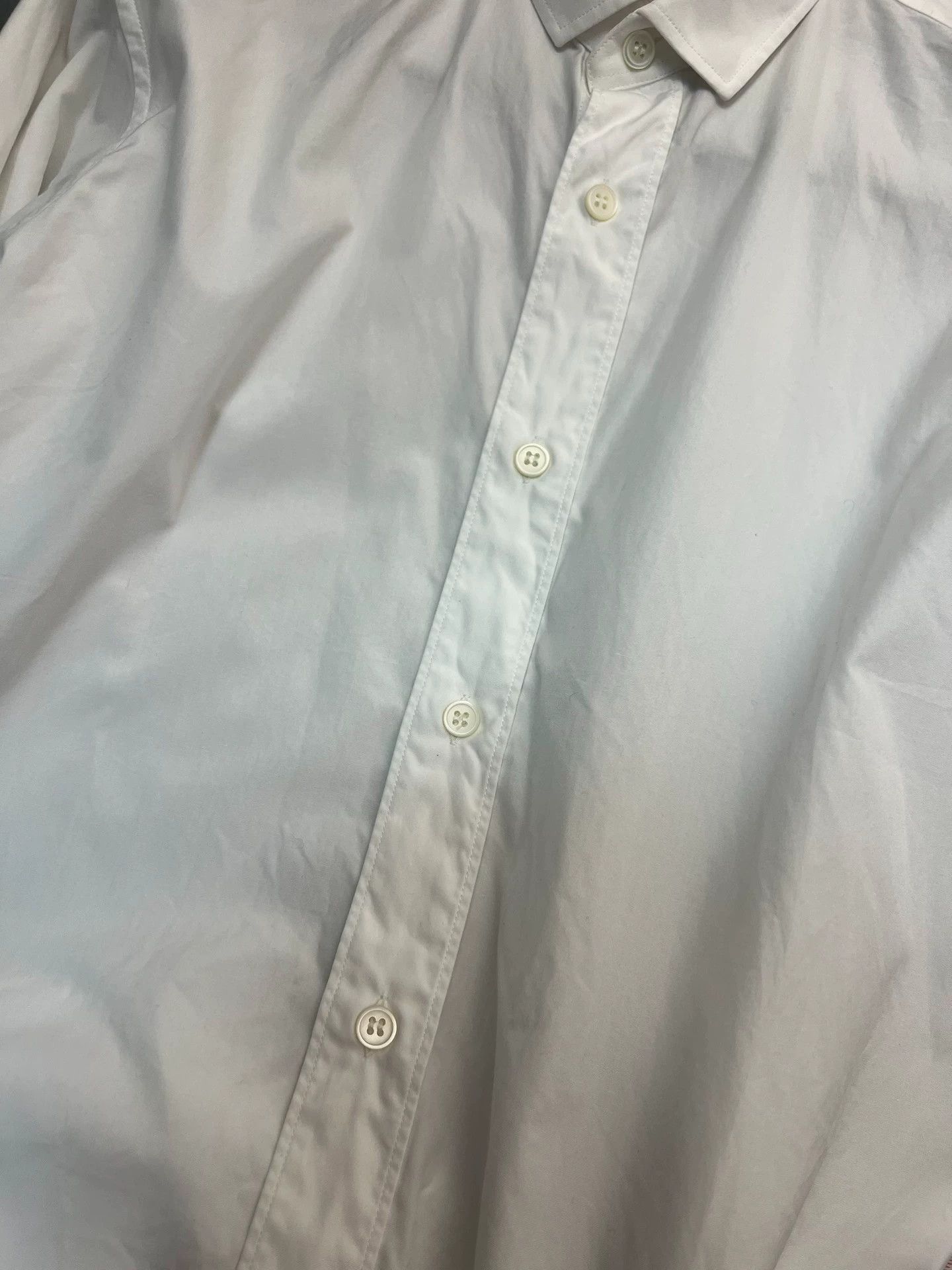 Saint Laurent Paris Saint Laurent Spring/Summer 2015 White Square Collar Shirt Size US S / EU 44-46 / 1 - 3 Thumbnail
