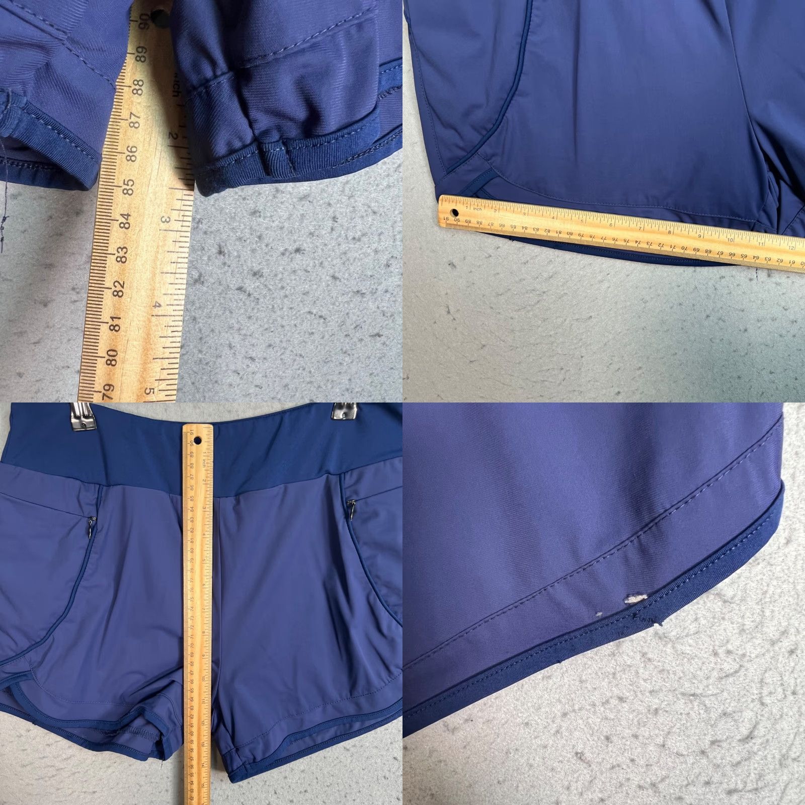Vintage Fulbelle Womens Large Blue Athletic Running Shorts Golf Tennis Gym Size 36" / US 14 / IT 50 - 8 Thumbnail