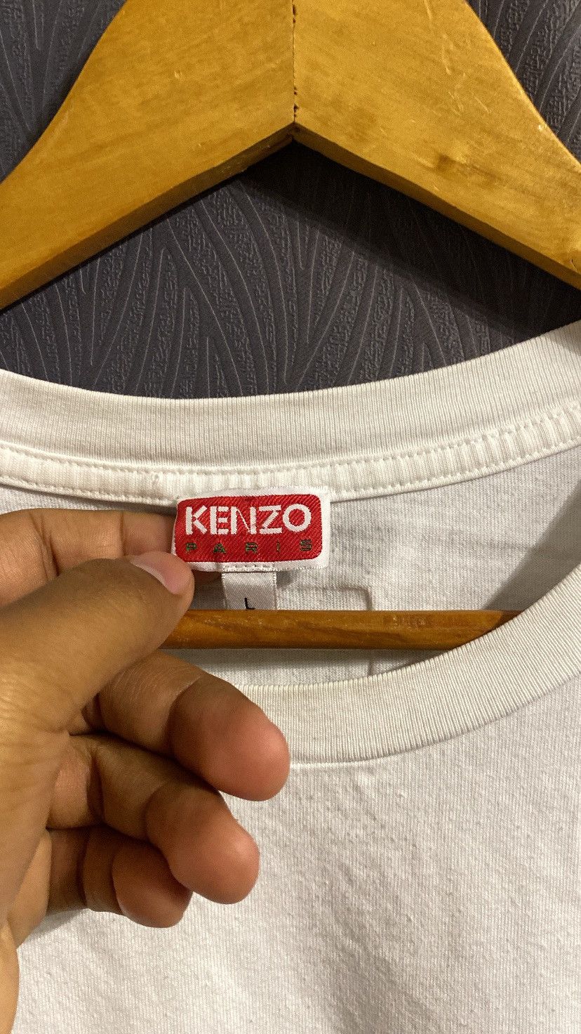 Japanese Brand × Kenzo Vintage Kenzo Paris X Art Tee White Tee Size US L / EU 52-54 / 3 - 3 Thumbnail