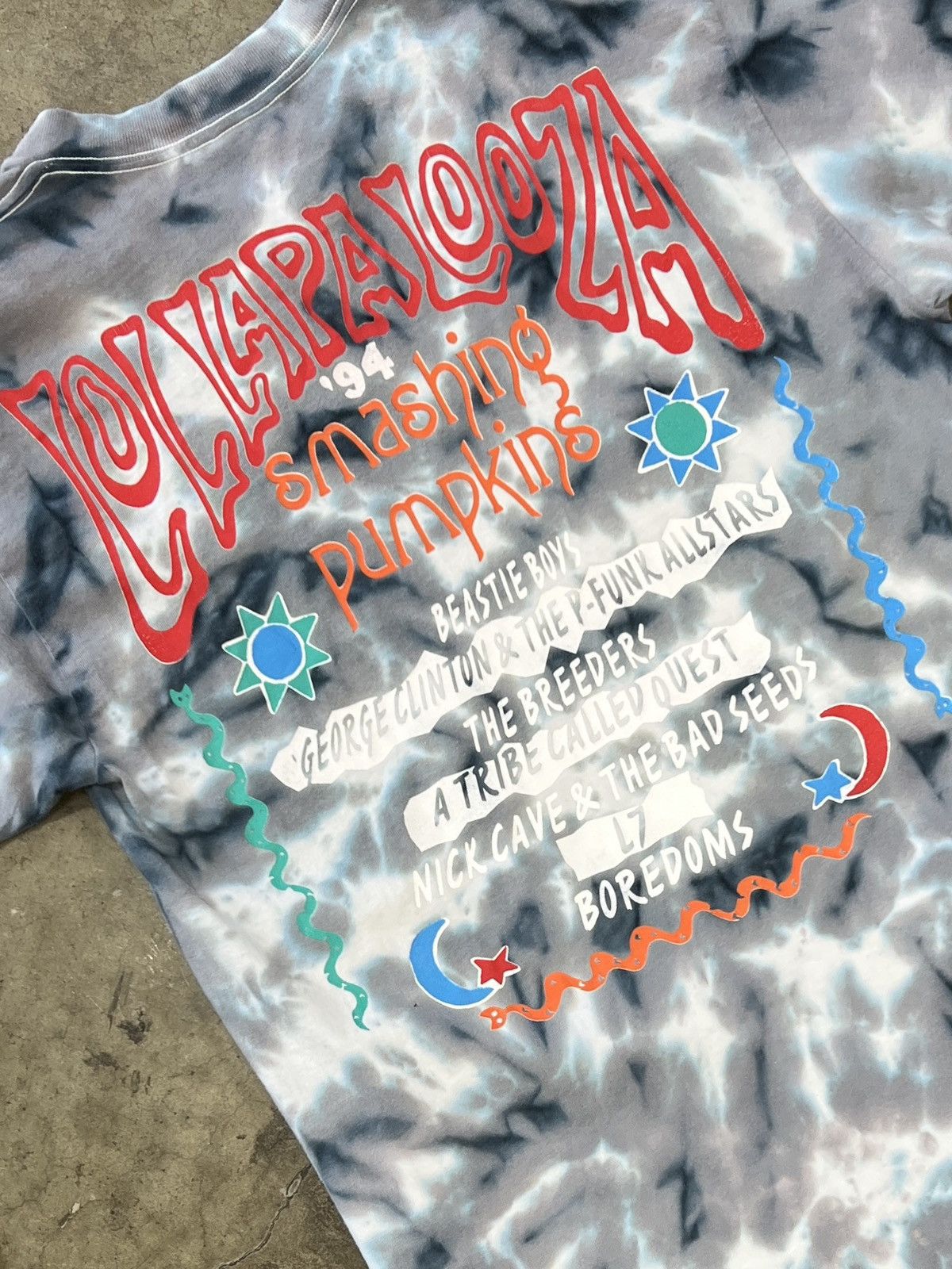 Band Tees Vintage 1994 Lollapalooza Smashing Pumpkins Tee Large Size US L / EU 52-54 / 3 - 4 Thumbnail