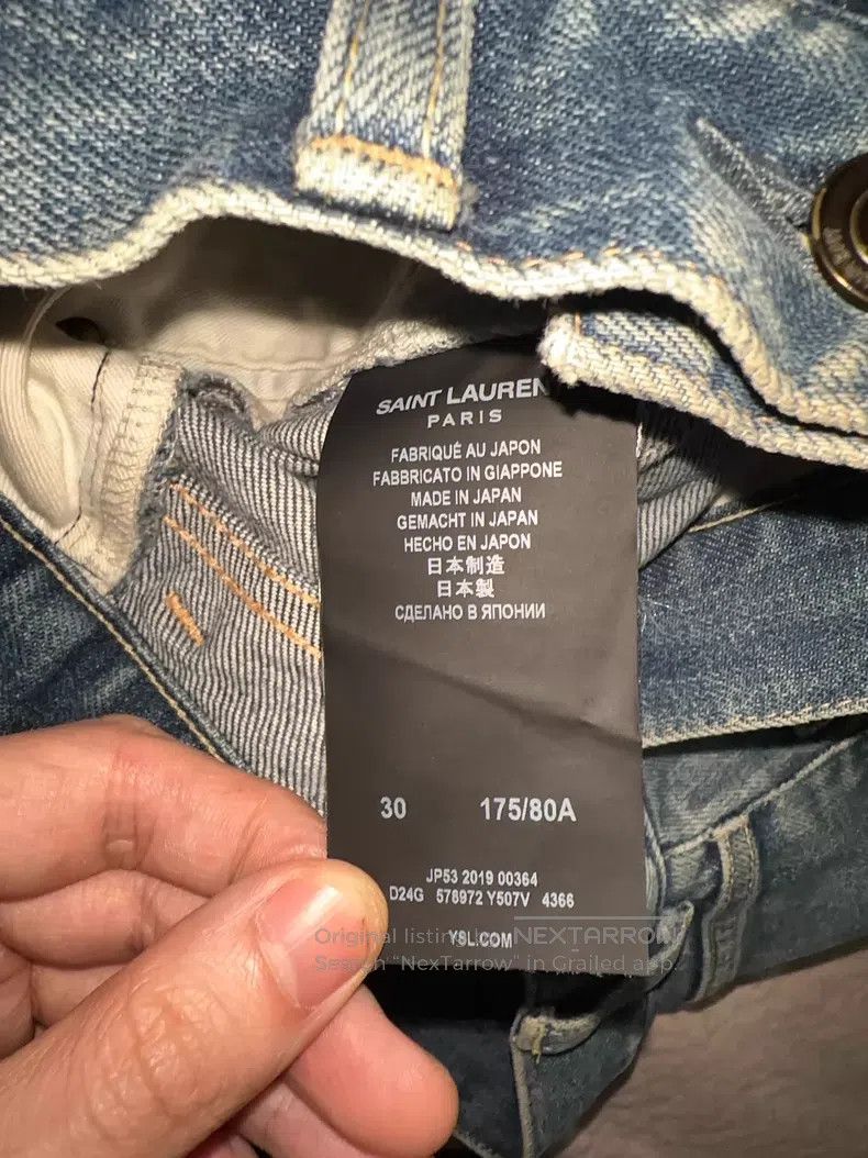 Saint Laurent Paris Saint Laurent Paris Classic wash faded denim pants size 30 Size US 30 / EU 46 - 5 Thumbnail