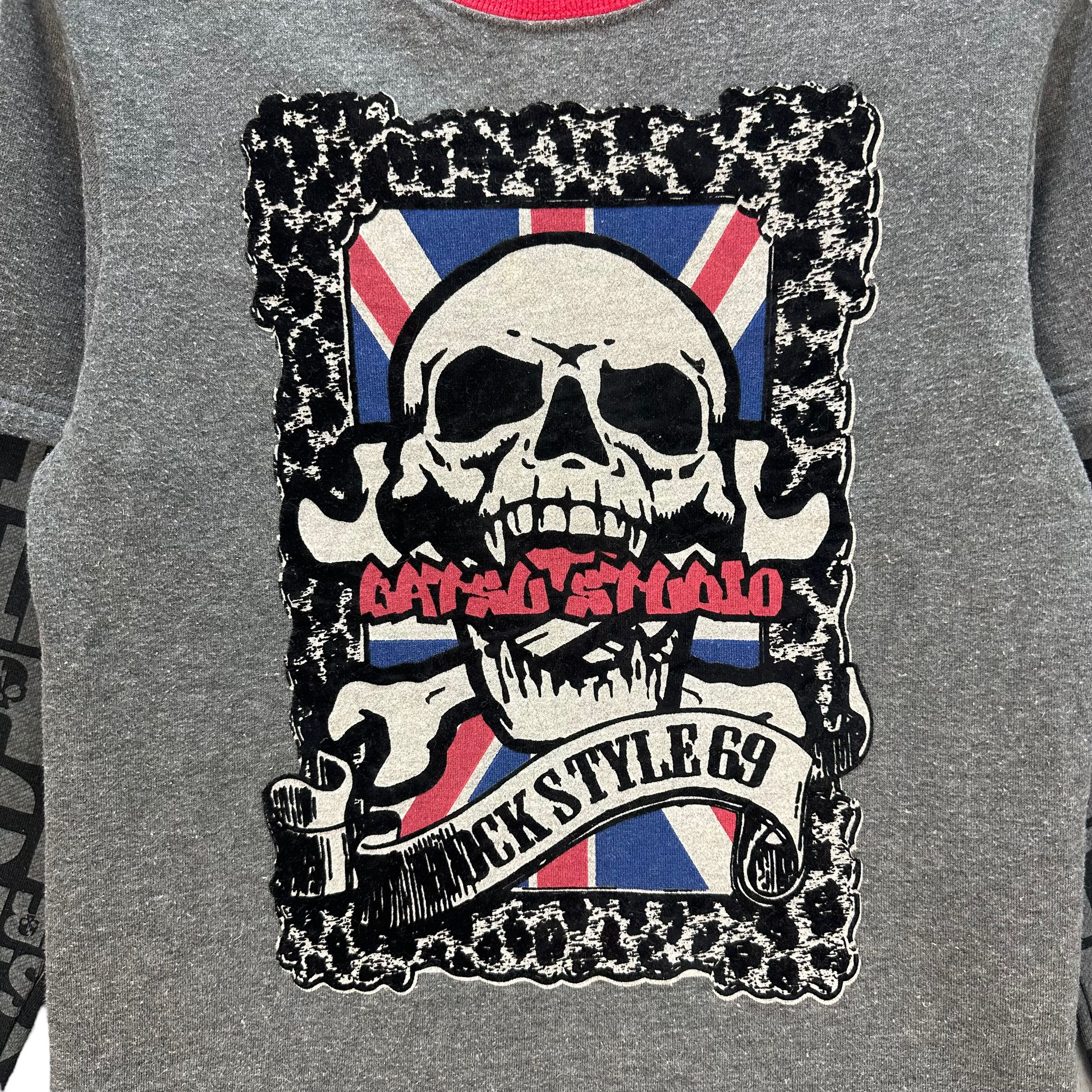 Japanese Brand BATSU STUDIO ROCK STYLE 69 LONG SLEEVE SHIRT #8050-198 Size US S / EU 44-46 / 1 - 3 Thumbnail