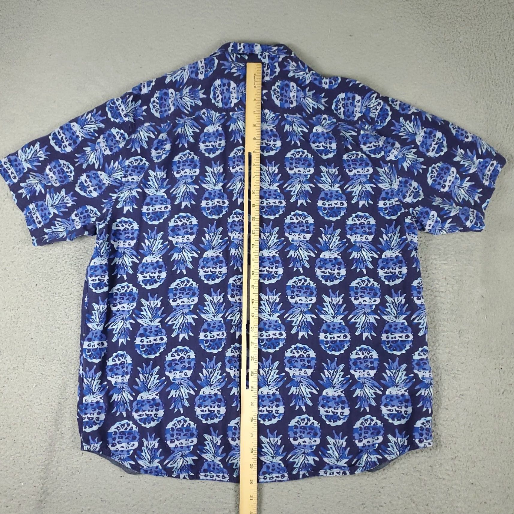 Tommy Bahama Tommy Bahama Shirt Mens XL Silk Hawaiian Button-Up Short Sleeve Blue Aloha Island Tropical Mens Size US XL / EU 56 / 4 - 4 Thumbnail