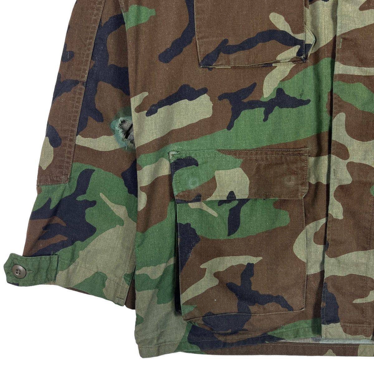 Vintage 🔥 VINTAGE US ARMY COMBAT WOODLAND CAMOUFLAGE JACKET Size US M / EU 48-50 / 2 - 4 Thumbnail