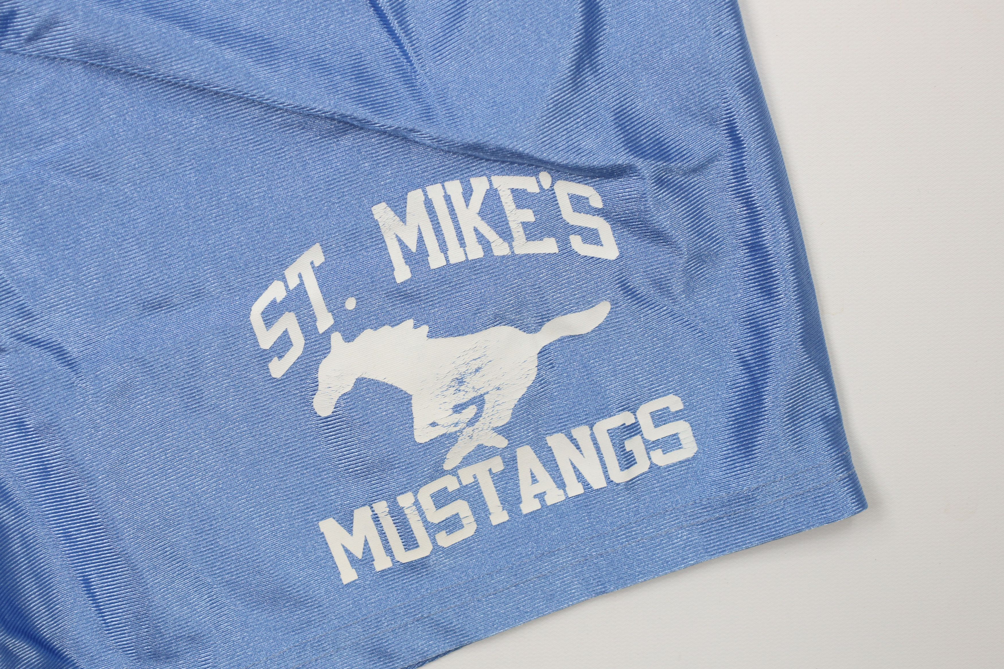 Vintage Vintage 70s 80s Mustangs Above Knee Basketball Shorts USA Size US 34 / EU 50 - 4 Thumbnail