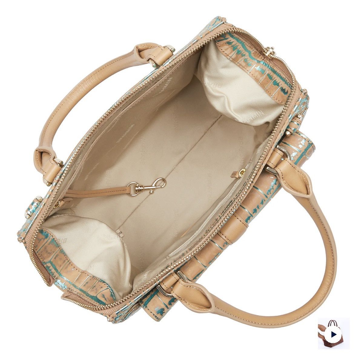 BRAHMIN Small Caroline Satchel Size ONE SIZE - 7 Thumbnail