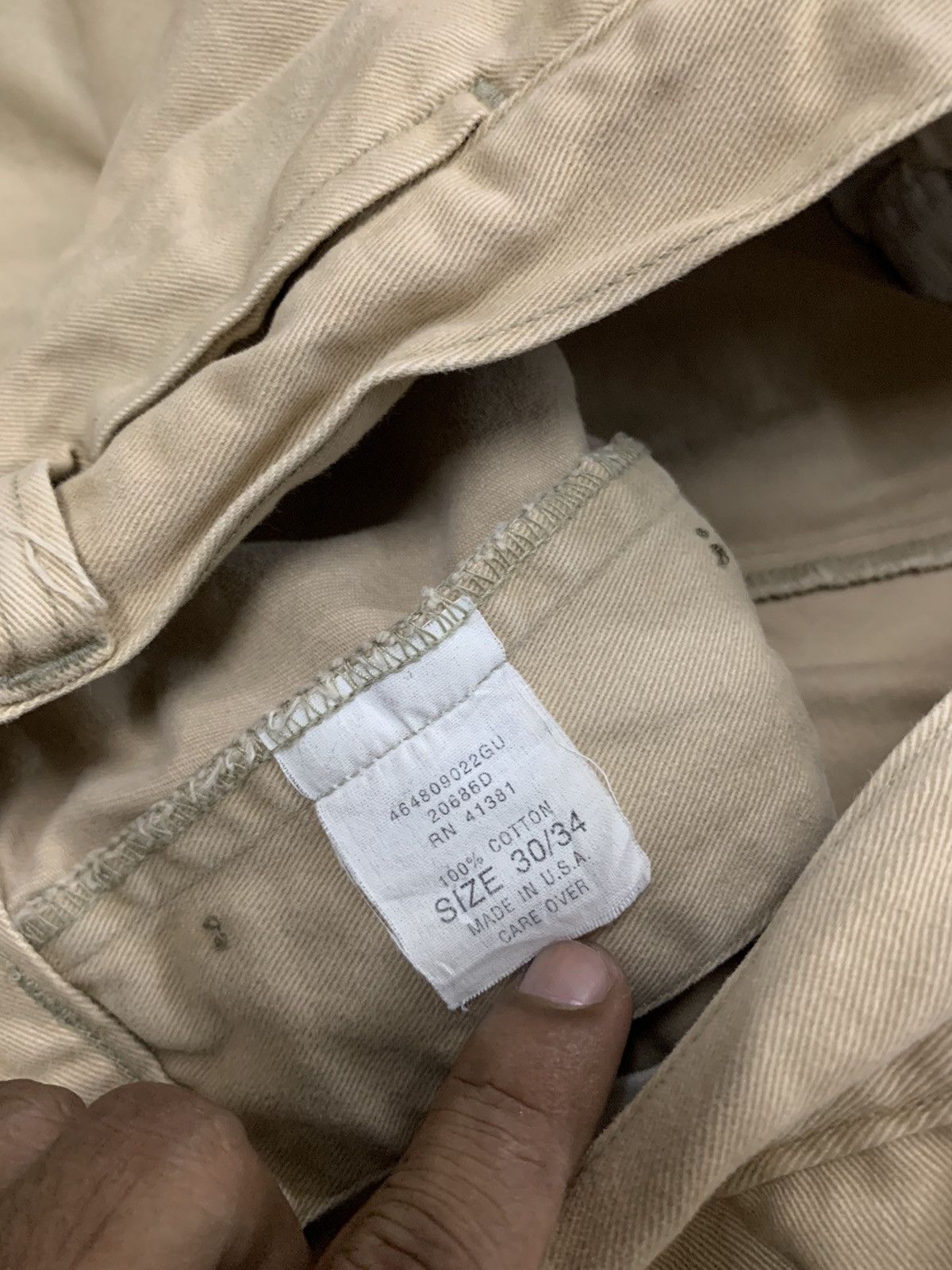 RRL Ralph Lauren × Vintage 90s RRL BY POLO RALPH LAUREN CHINO BAGGY PANT Size US 30 / EU 46 - 7 Thumbnail