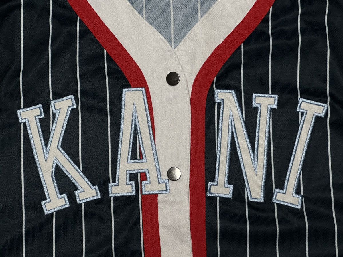 Karl Kani Karl Kani Striped Baseball Jersey Shirt Size US M / EU 48-50 / 2 - 4 Thumbnail