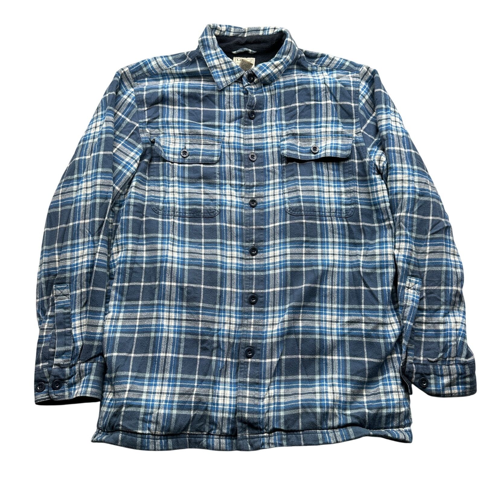 L.L. Bean LL Bean Fleece Flannel Shirt Mens M Traditional Fit Plaid Size US M / EU 48-50 / 2 - 1 Thumbnail