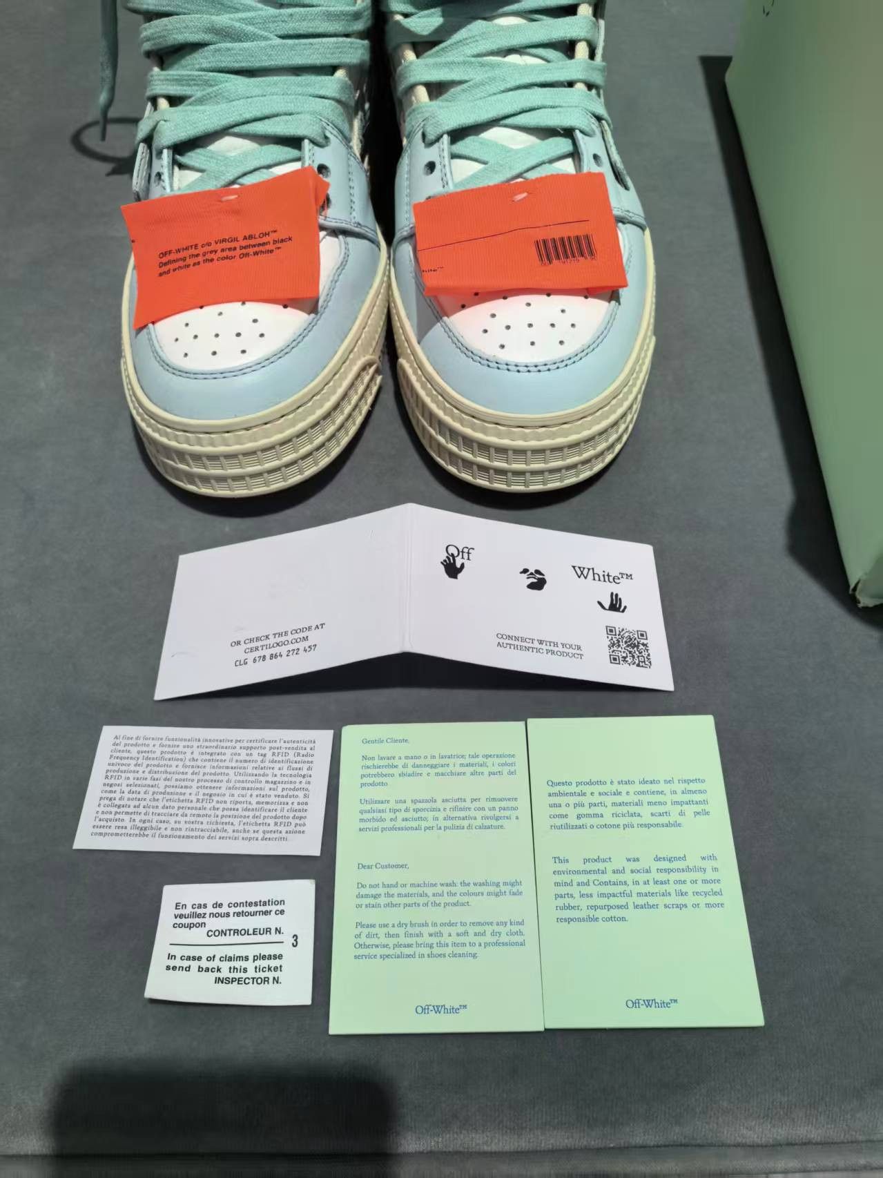Off-White New Off-Court Hi-Top Sneaker - White, 39 Size US 6 / EU 39 - 7 Thumbnail
