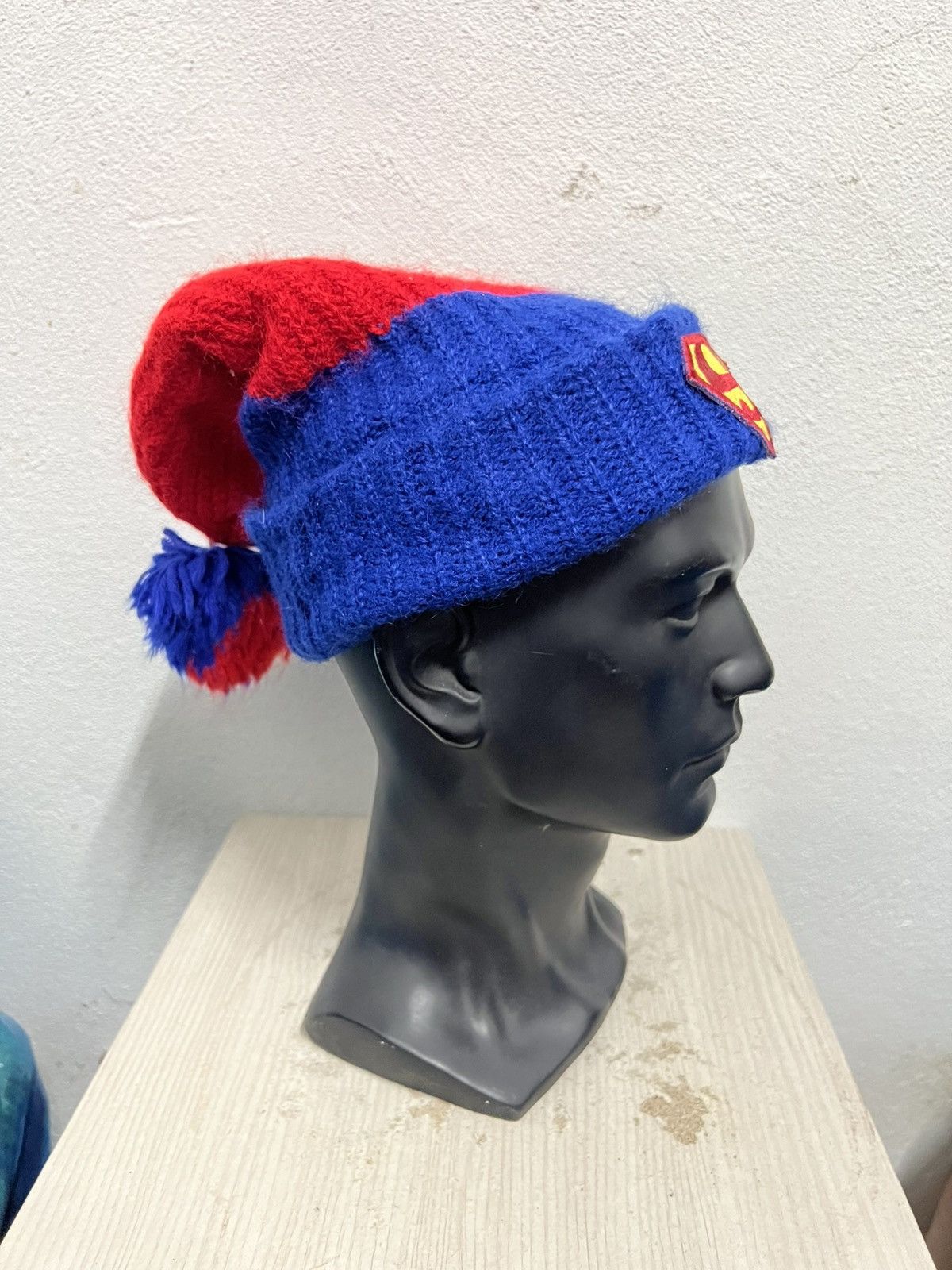 Vintage Vintage Superman Big Logo Beanie Hat Size ONE SIZE - 4 Thumbnail