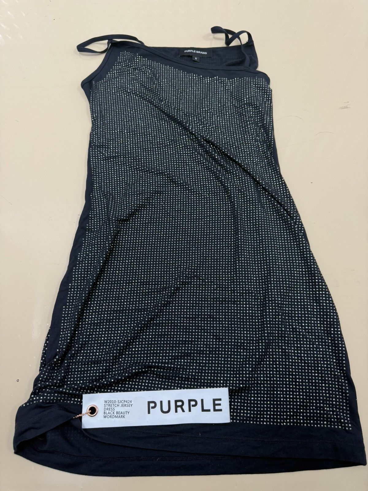 Other Purple Brand Rhinestone Jersey Black Size S / US 4 / IT 40 - 1 Thumbnail
