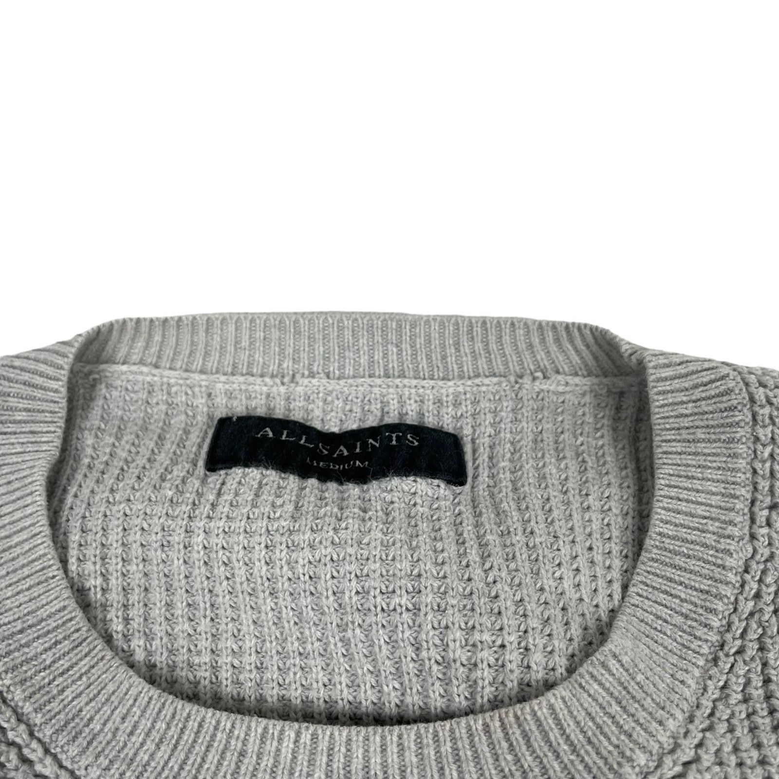 Allsaints Allsaints Sweater Grey Size M with small logo Size US M / EU 48-50 / 2 - 9 Thumbnail