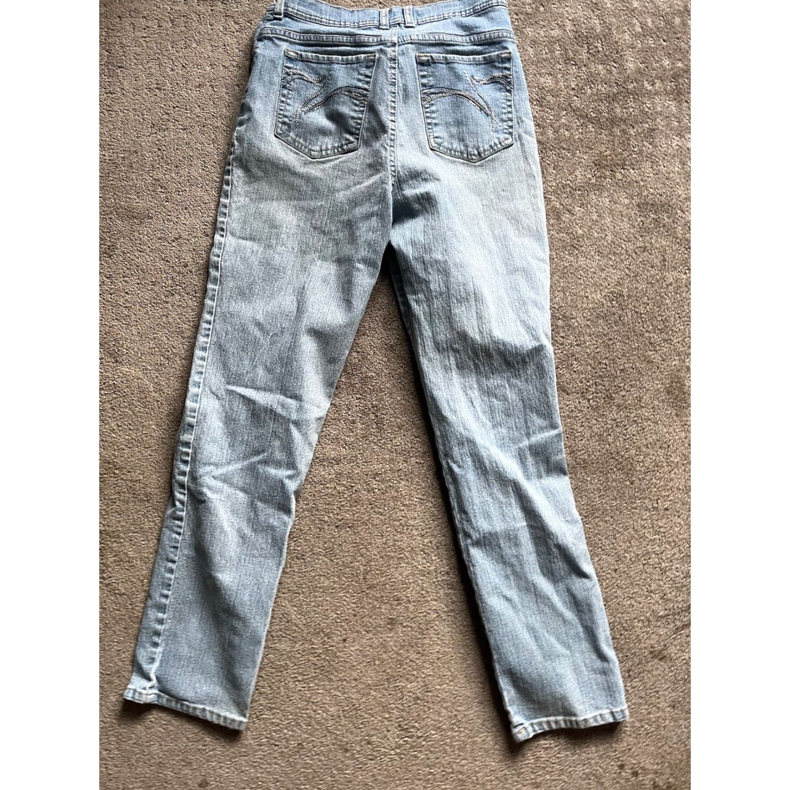 Gloria Vanderbilt Gloria Vanderbilt Jeans Womens Denim 8 Blue Straight Gloria Vanderbilt Amanda 30 in Inseam Regular High Rise Jeans Mens? Size 30" / US 8 / IT 44 - 3 Thumbnail