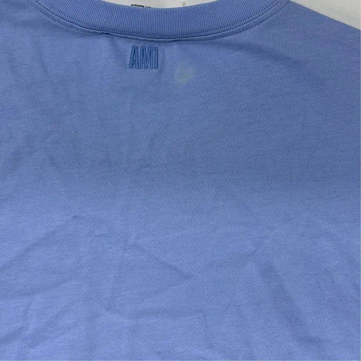 AMI AMI SS22 Heart Logo Embroidered T-Shirt -2507 Size US XXL / EU 58 / 5 - 6 Thumbnail