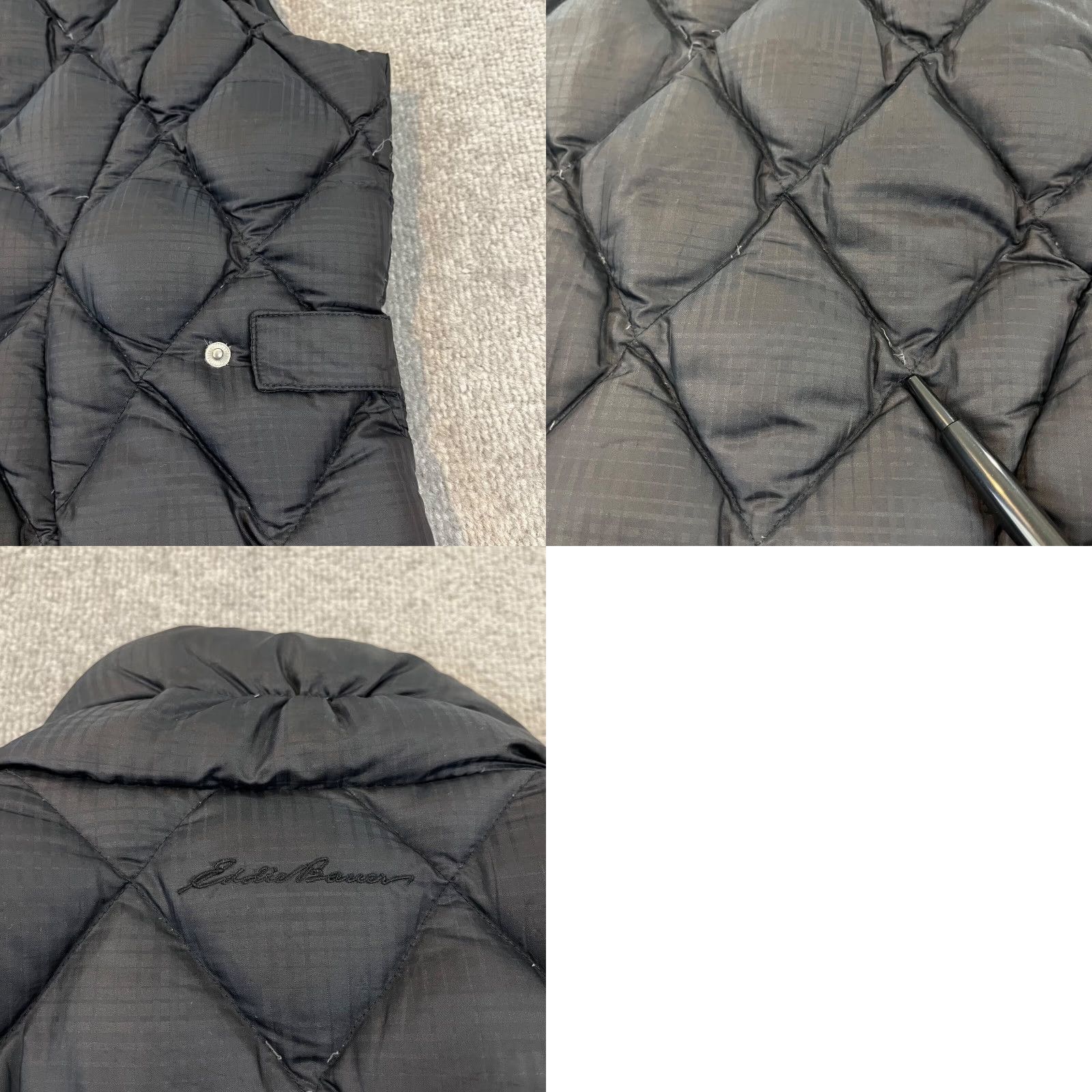 Eddie Bauer VINTAGE Eddie Bauer Vest Womens Medium Black Quilted EB650 Goose Down Puffer Outdoor Zip Jacket/Coat Stocks? Size M / US 6-8 / IT 42-44 - 9 Thumbnail