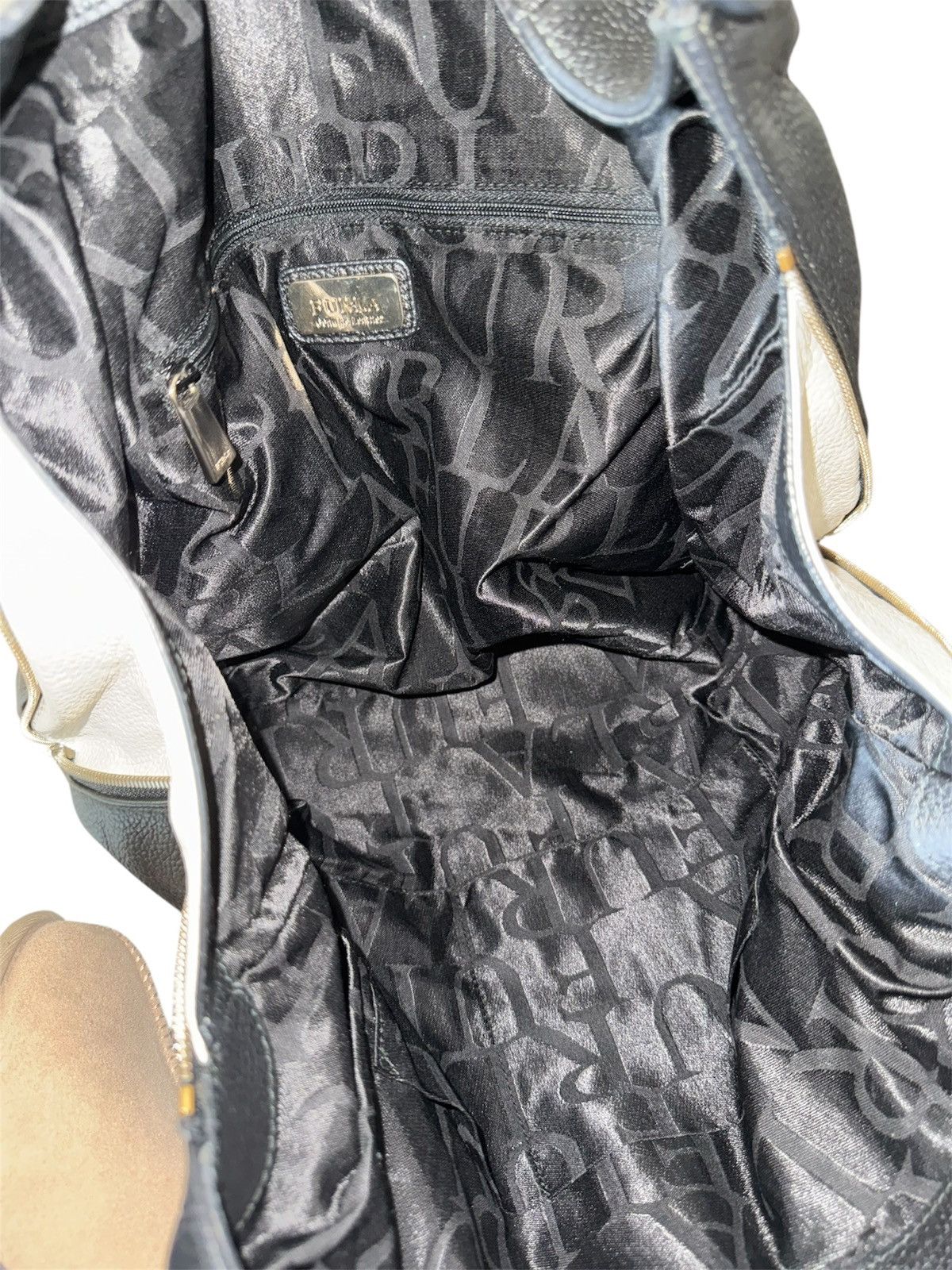 Designer × Furla Furla Black Leather Hobo Bag Size ONE SIZE - 7 Thumbnail
