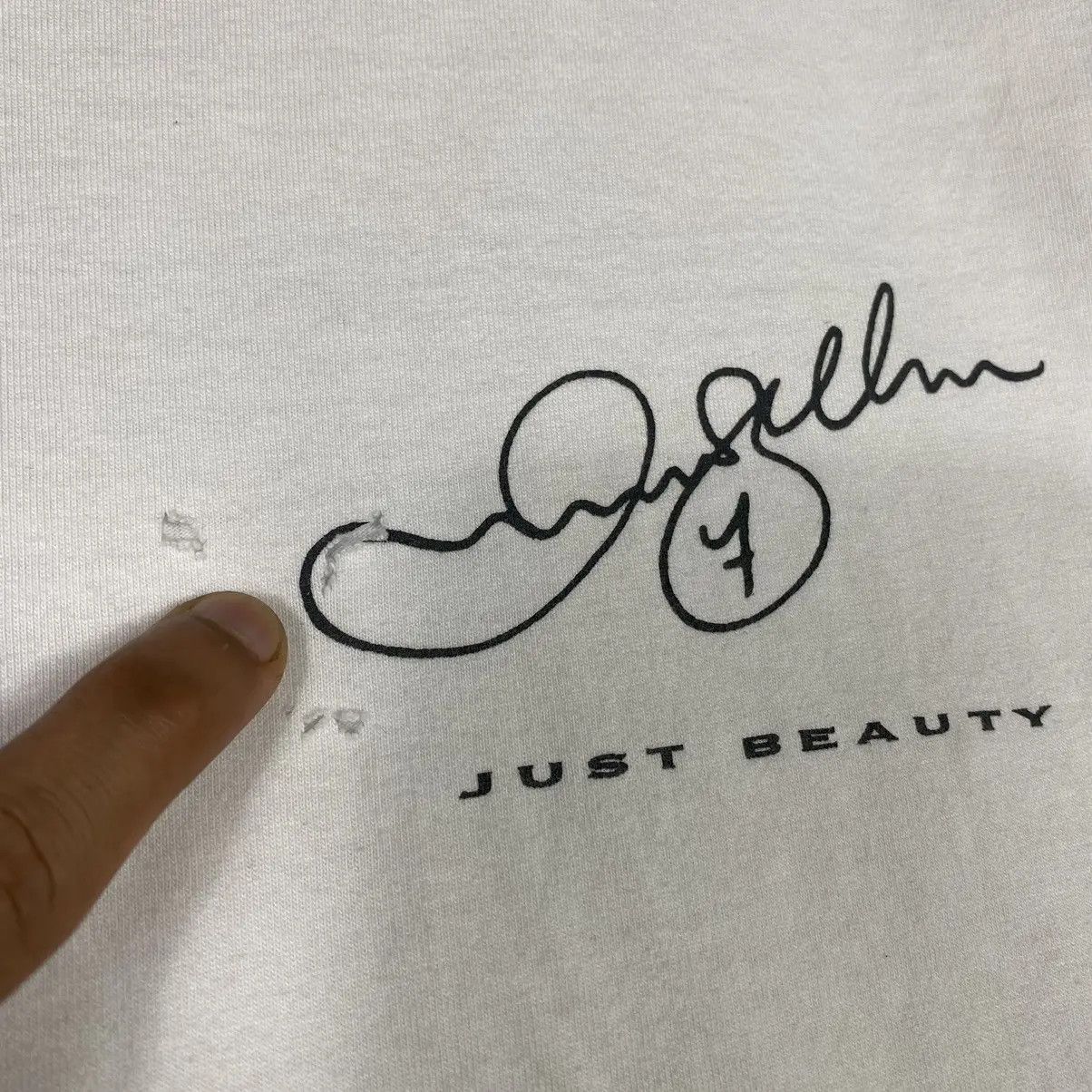 David Beckham VINTAGE 90's DAVID BECKHAM PROMO SIGNATURE TEE Size US M / EU 48-50 / 2 - 7 Thumbnail