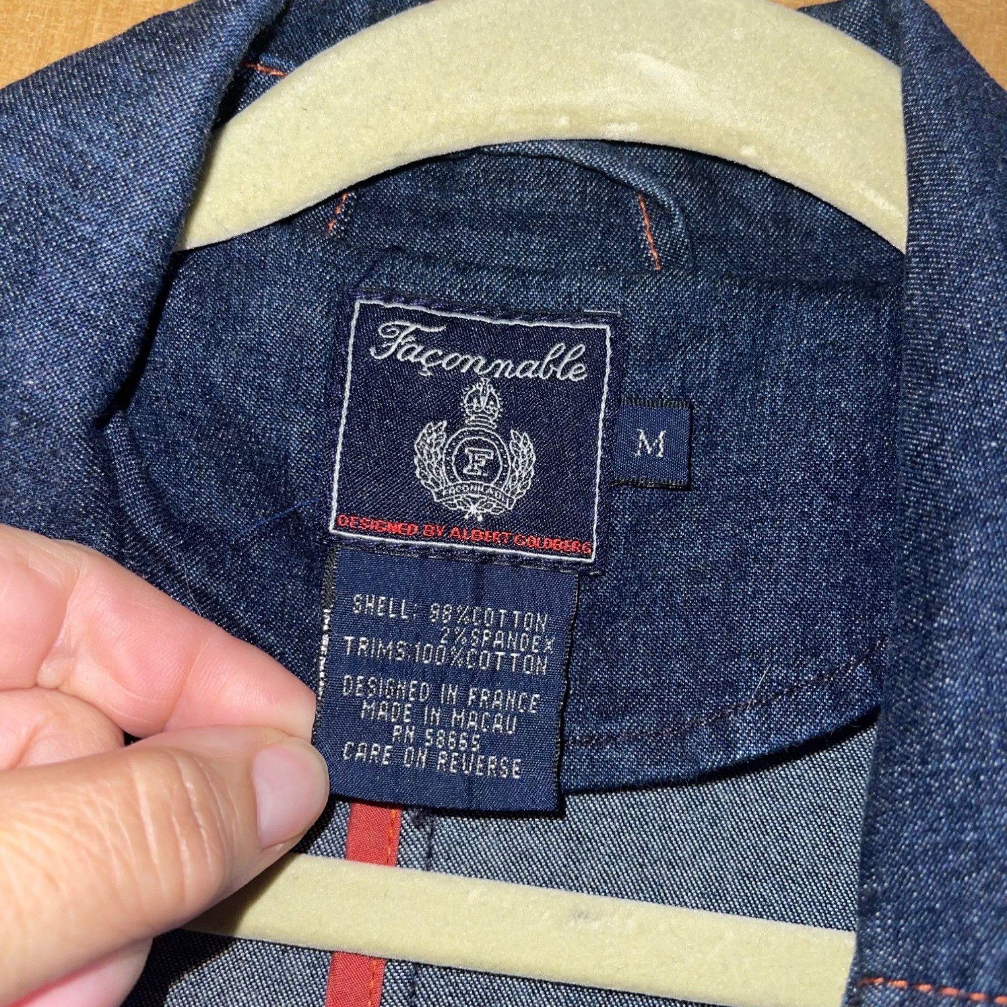 Faconnable Faconnable Vintage Womens Coat Size Medium Blue Size M / US 6-8 / IT 42-44 - 4 Thumbnail