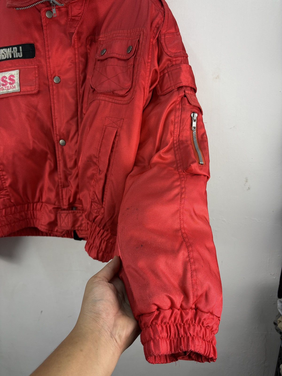 KISS Vintage Kiss Racing Jacket Bomber Issey Skyline Design Size US L / EU 52-54 / 3 - 12 Thumbnail