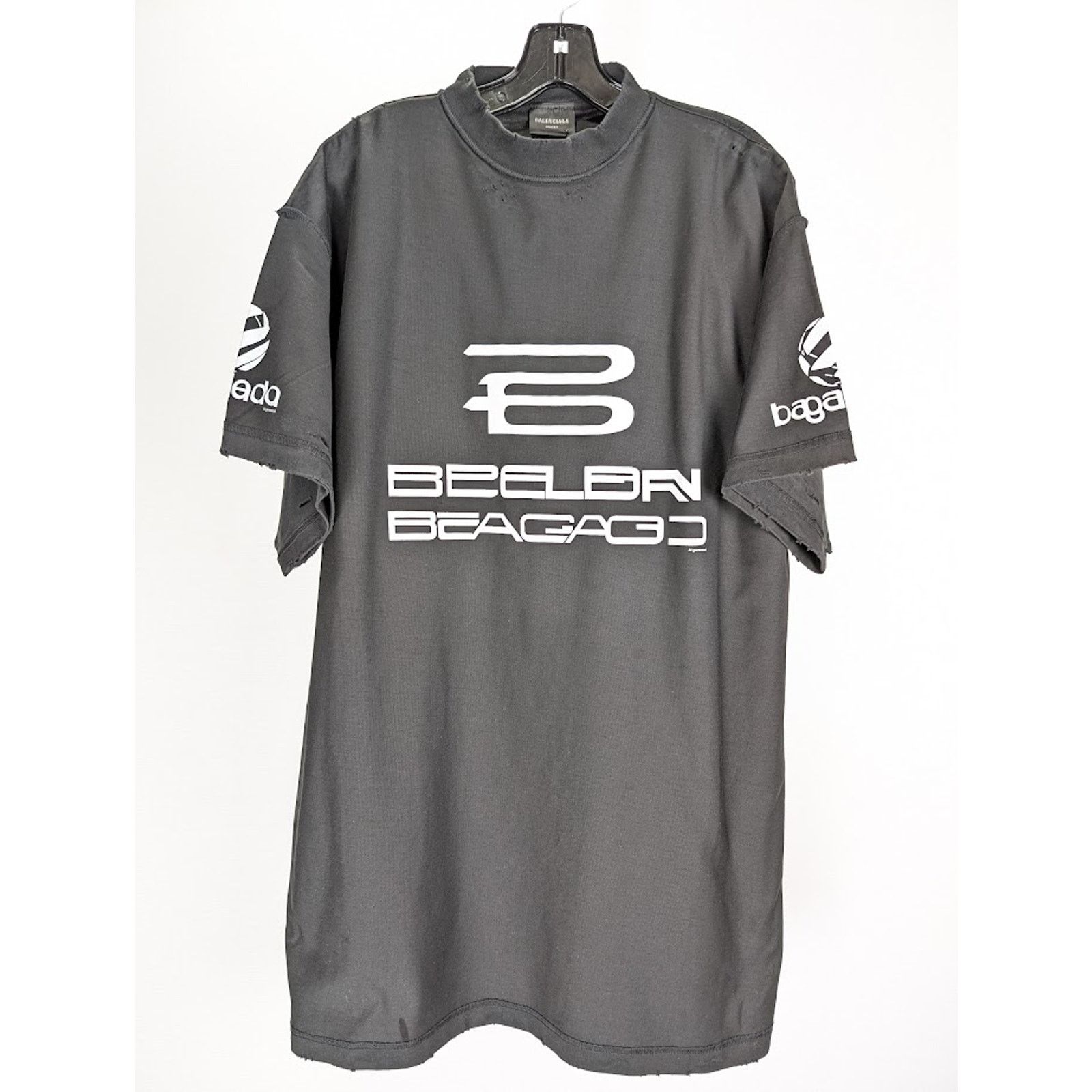 Balenciaga o1rshd1 Inside Out T-Shirt in Faded Black/White Size US L / EU 52-54 / 3 - 2 Thumbnail