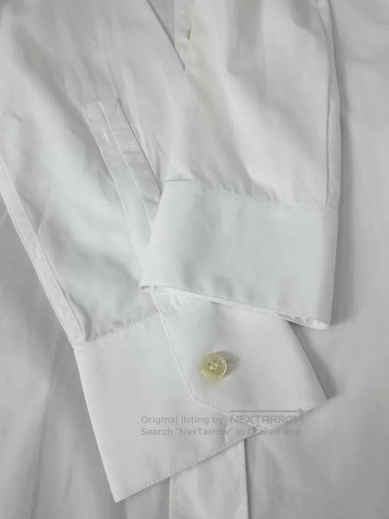 Saint Laurent Paris Saint Laurent Paris Size 37 White Broadcloth Basic Shirt i Size US M / EU 48-50 / 2 - 4 Thumbnail