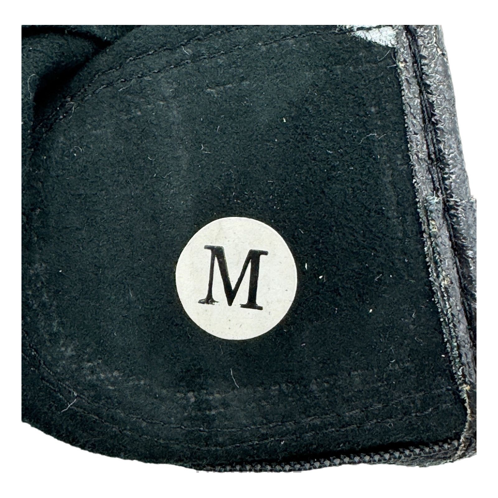 Burberry 🔴 Burberry Golf Glove - Black Leather Nova Check M Size ONE SIZE - 4 Thumbnail