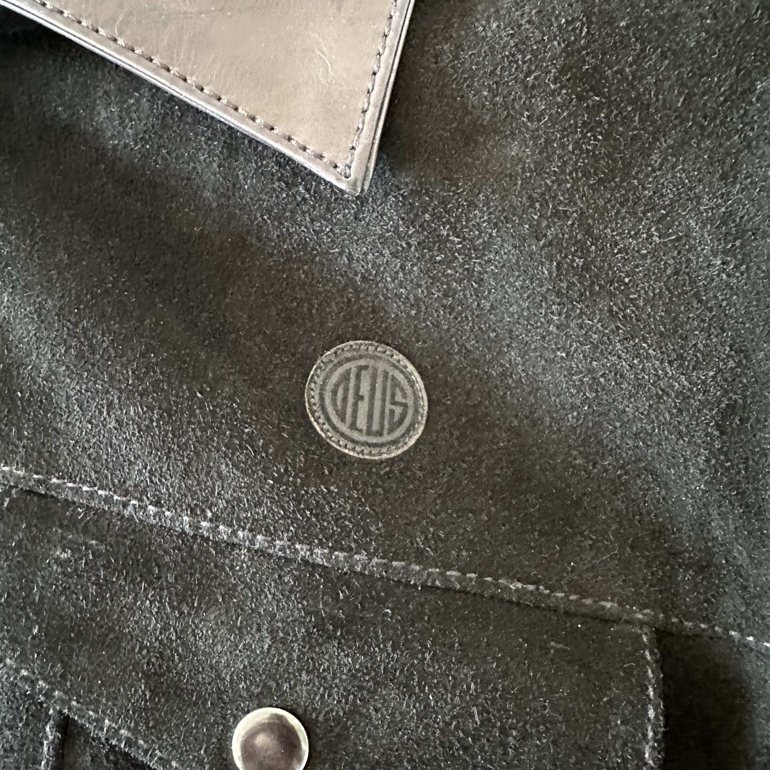 Deus Ex Machina Wildfire Suede Trucker Jacket Size US XS / EU 42 / 0 - 8 Thumbnail