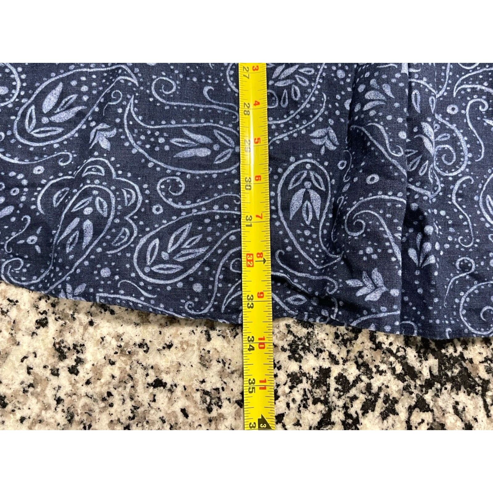 Polo Ralph Lauren Polo Ralph Lauren Button-Up Shirt Mens XXL Blue Floral Linen Short Sleeve Size US XXL / EU 58 / 5 - 2 Thumbnail