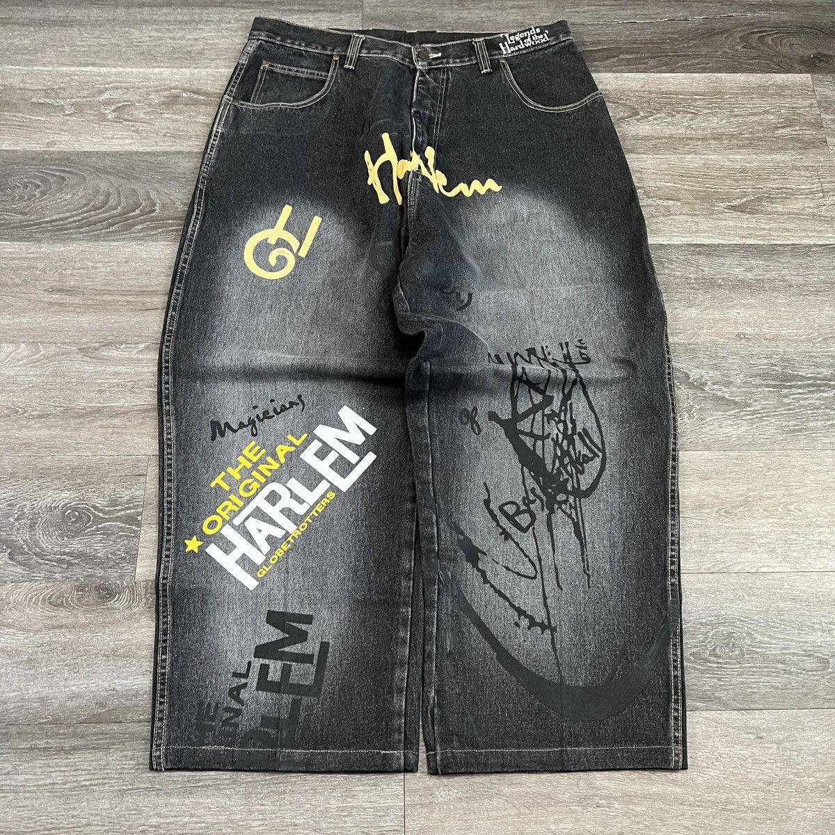 Fubu × Jnco × Vintage Rare Vintage Y2K Fubu X Harlem
