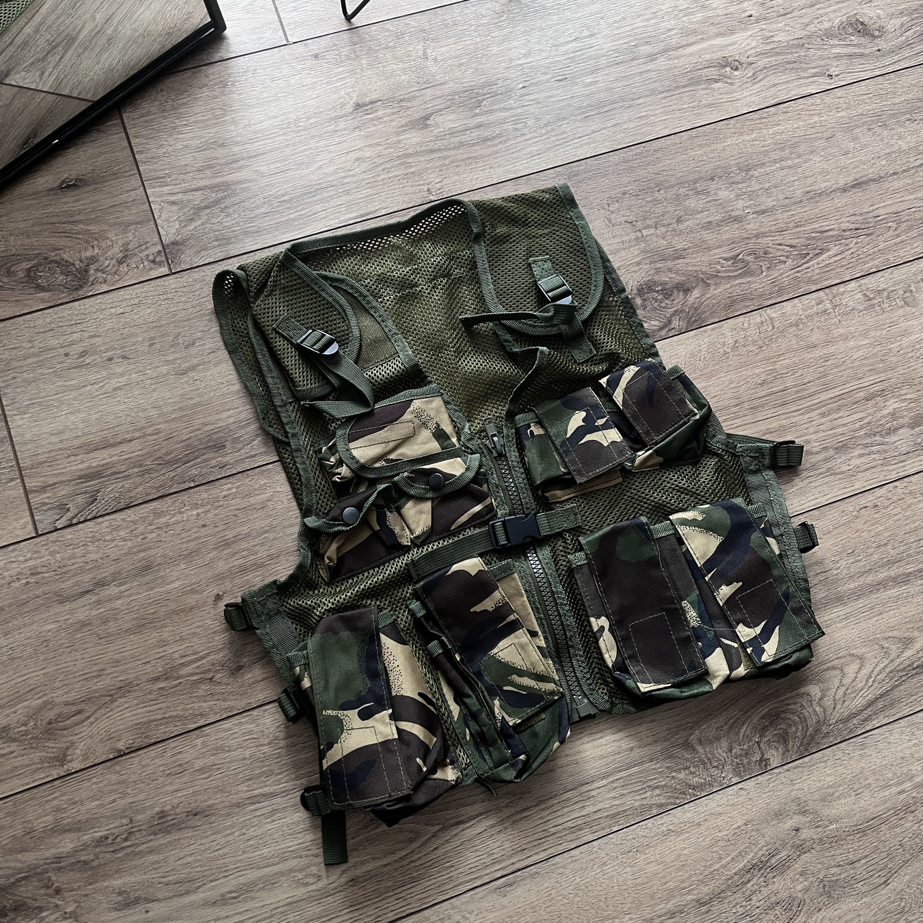 Vintage Vintage Army Vest Camo Ammo Vest Flak Tactical Cargo Size US M / EU 48-50 / 2 - 2 Thumbnail