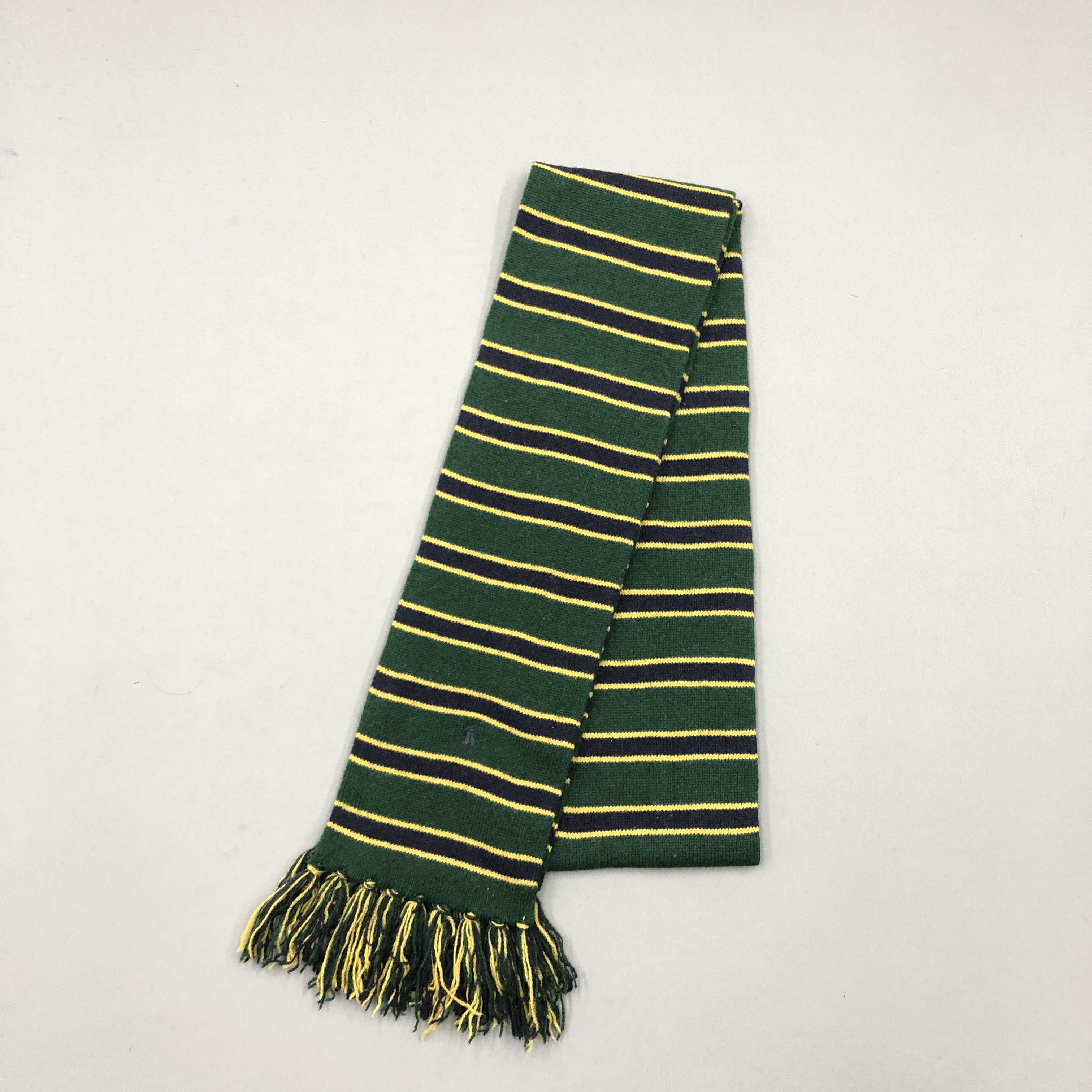 Polo Ralph Lauren Vintage Polo Ralph Lauren Scarf Muffler Wool Scarves Size ONE SIZE - 3 Thumbnail