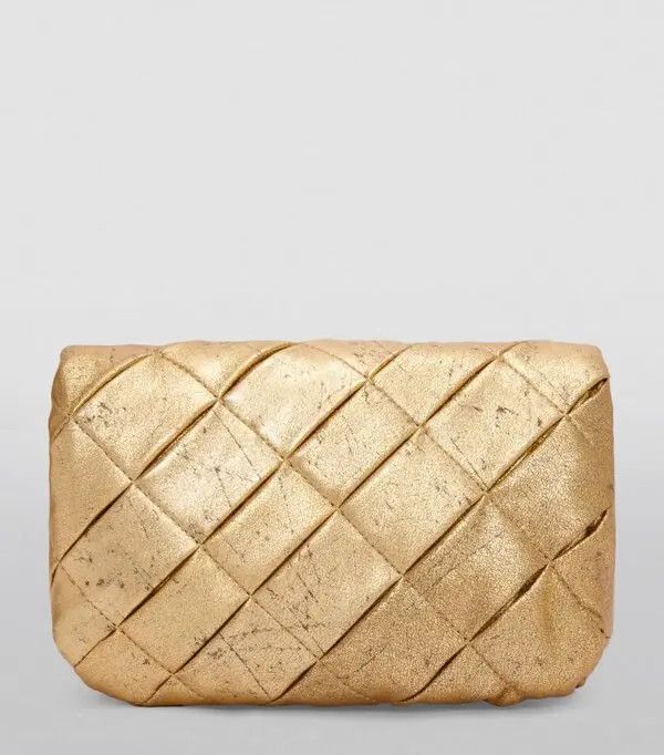 Loewe o1in1g0426 Size: OS/ Goya Mini Puffer Bag in Gold Size ONE SIZE - 5 Thumbnail