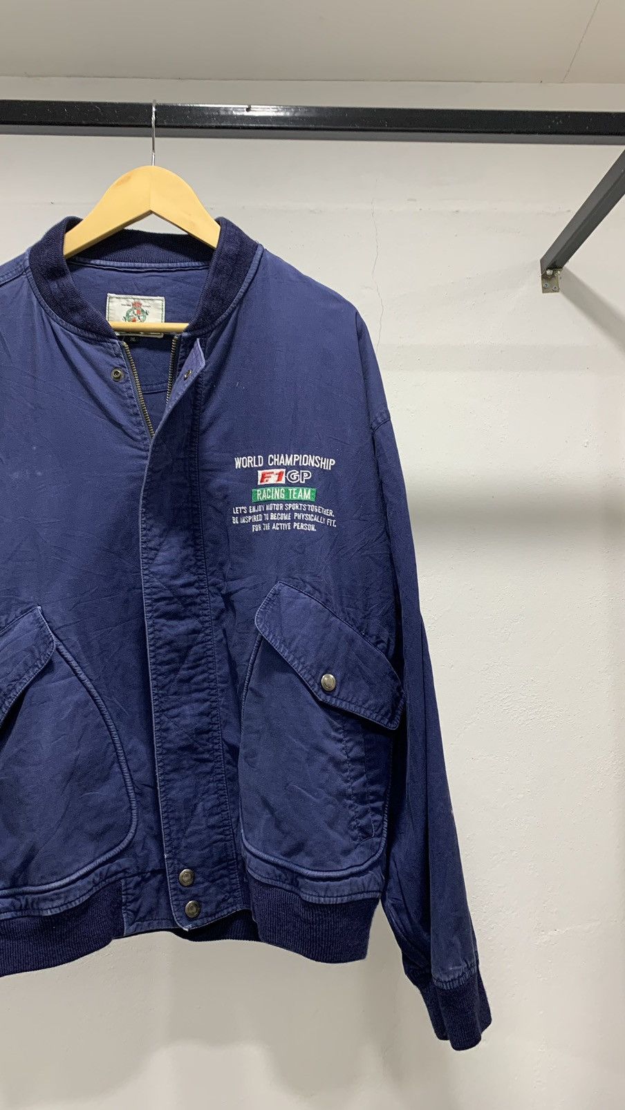 Vintage Vintage F1 World Championship Bomber Jacket Size US XL / EU 56 / 4 - 2 Thumbnail
