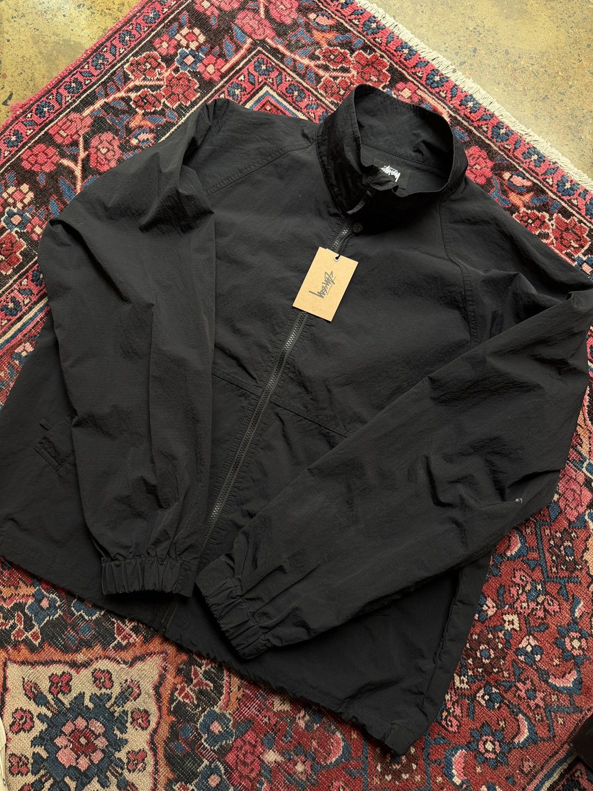 Stussy Stussy Warm-Up Jacket - Black Size US XL / EU 56 / 4 - 1 Thumbnail