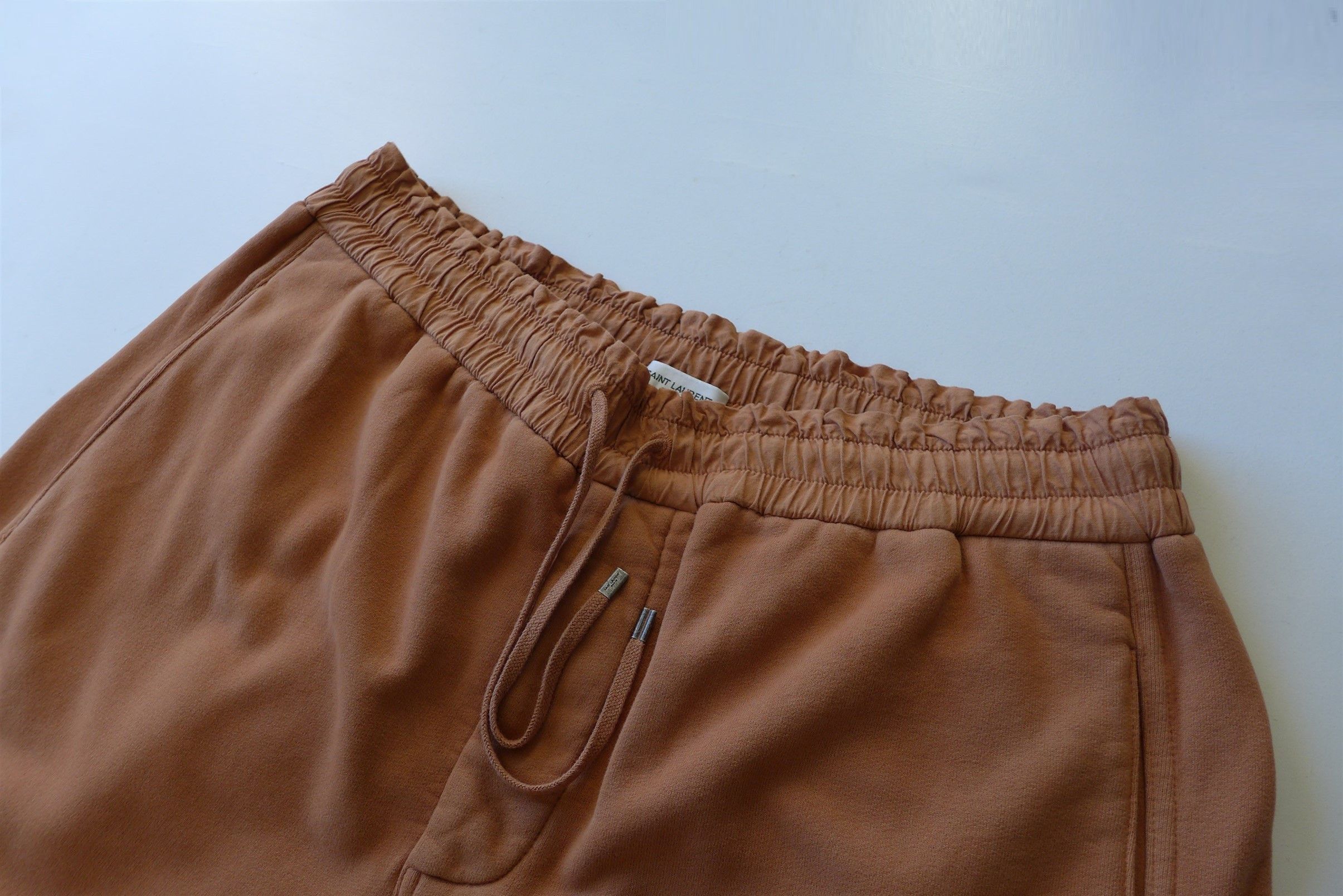 Saint Laurent Paris Saint Laurent Sweatpants -- Macchiato Blanchi Cotton Jersey Size US 36 / EU 52 - 12 Thumbnail