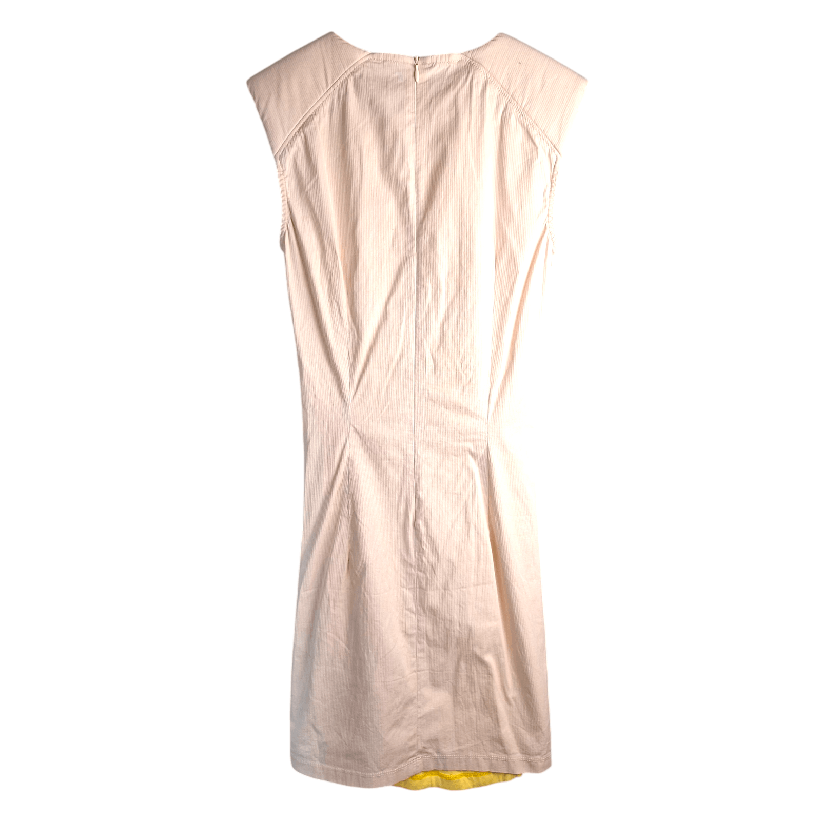 Miss Sixty MISS SIXTY Vintage Yellow Ruched Mini Dress Size S Size S / US 4 / IT 40 - 6 Thumbnail