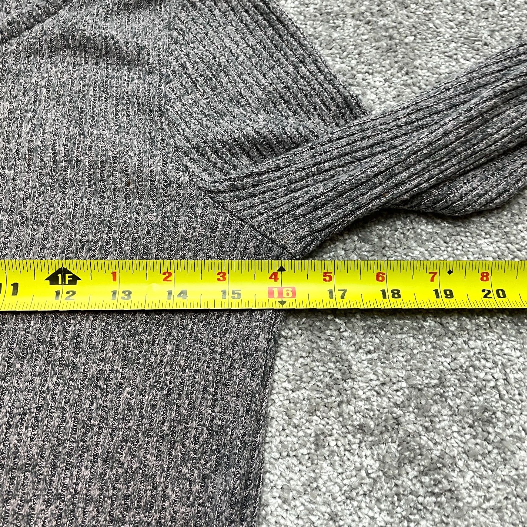 American Eagle Outfitters American Eagle Outfitters Sweatshirt Womens M Gray Pullover Cropped Ribbed Soft Stretch Long Sleeve Round Neck Casual Workwear Size M / US 6-8 / IT 42-44 - 6 Thumbnail
