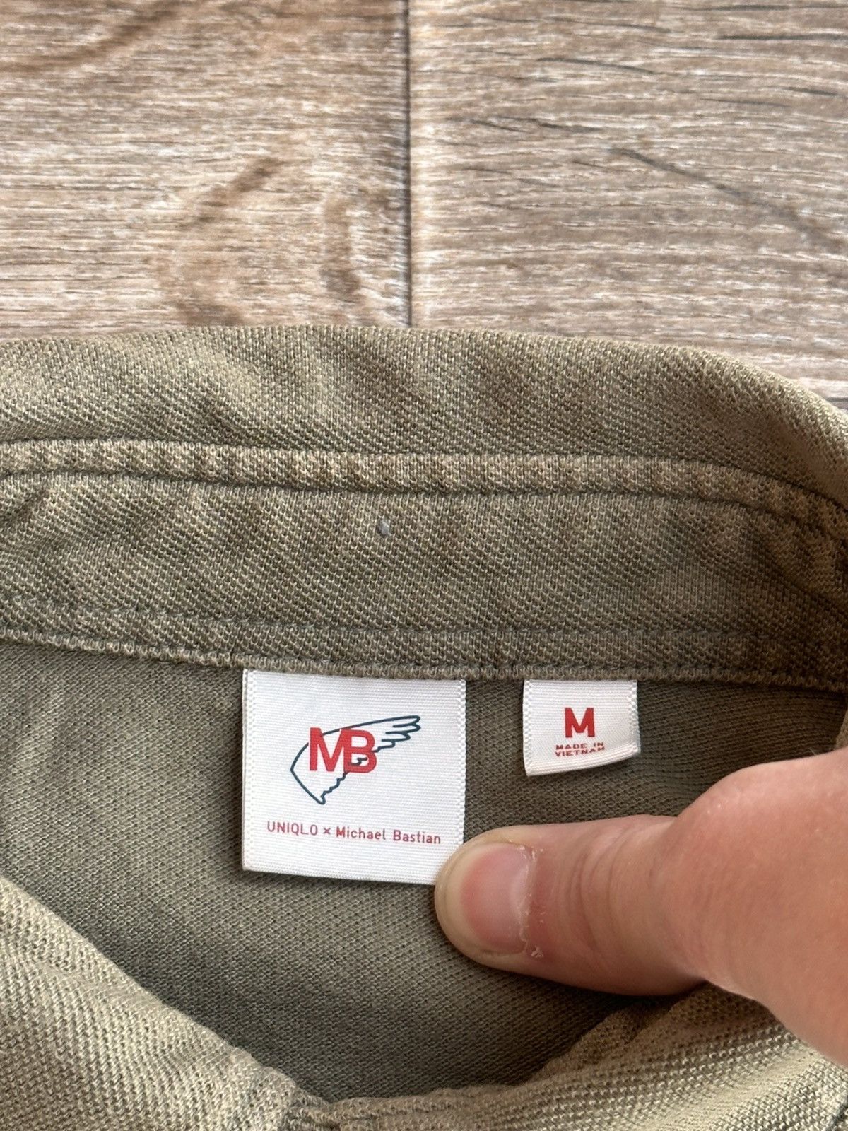 Michael Bastian 🔥 Uniqlo x Michael Bastian Retro Classic Polo T Shirt Army Size US M / EU 48-50 / 2 - 3 Thumbnail