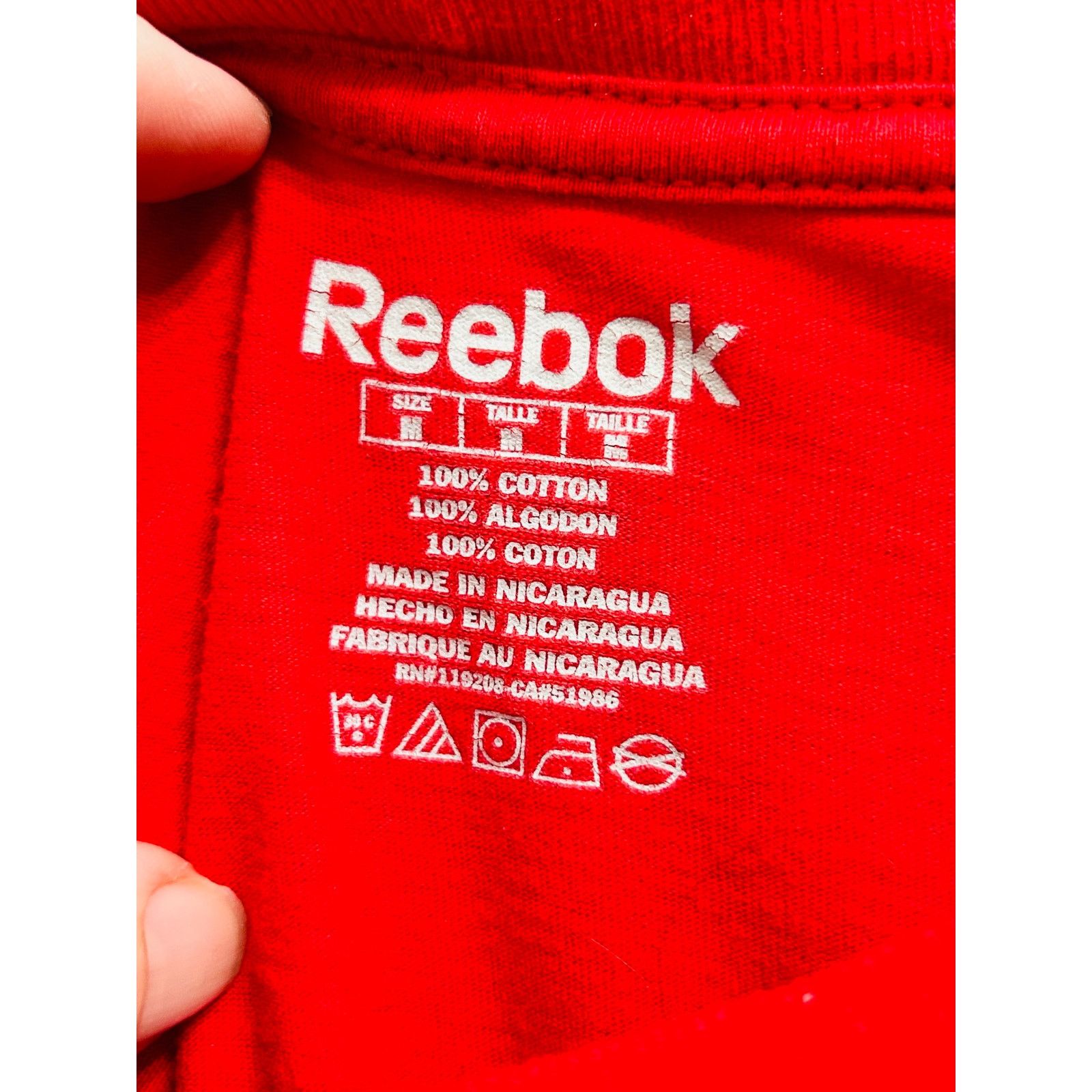 Reebok Reebok Chicago Blackhawks NHL Red Logo Men’s Medium Tee Size US M / EU 48-50 / 2 - 3 Thumbnail