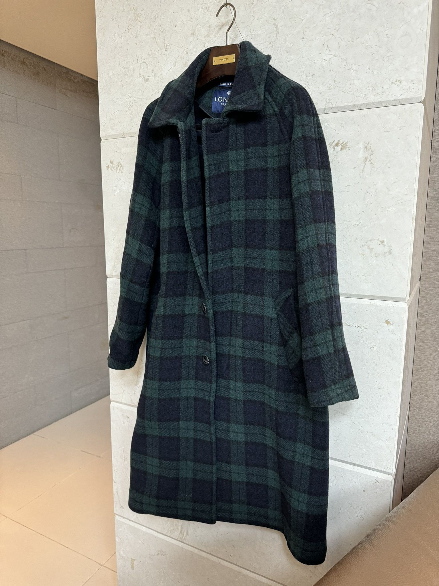 Other London Tradition / Black Watch Tartan Balmacaan Coat / 48 Size US M / EU 48-50 / 2 - 2 Thumbnail