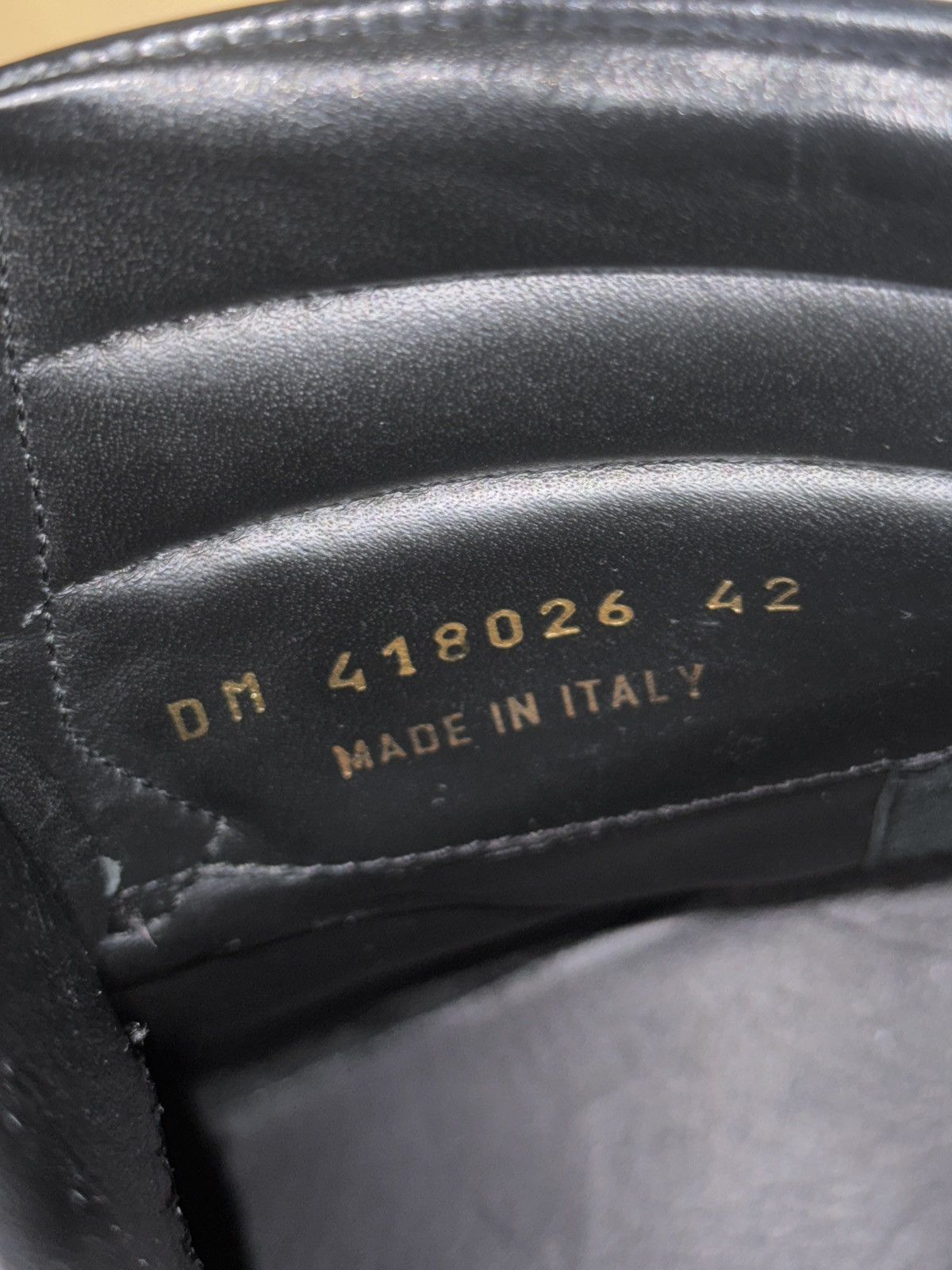 Saint Laurent Paris SL/10H Black/Red Leather High Sneakers Size US 9 / EU 42 - 10 Thumbnail