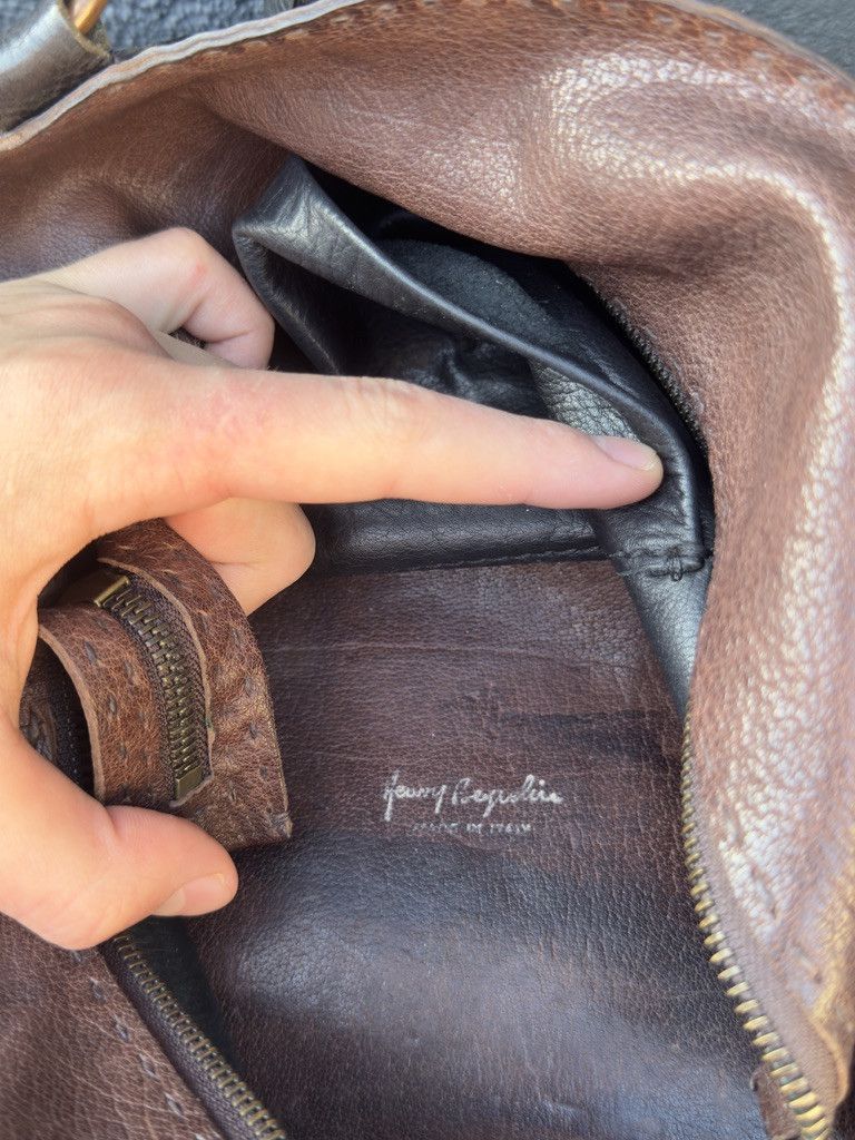 HENRY BEGUELIN × Vintage Henry Beguelin Handbag Purse Brown Leather Size ONE SIZE - 15 Thumbnail