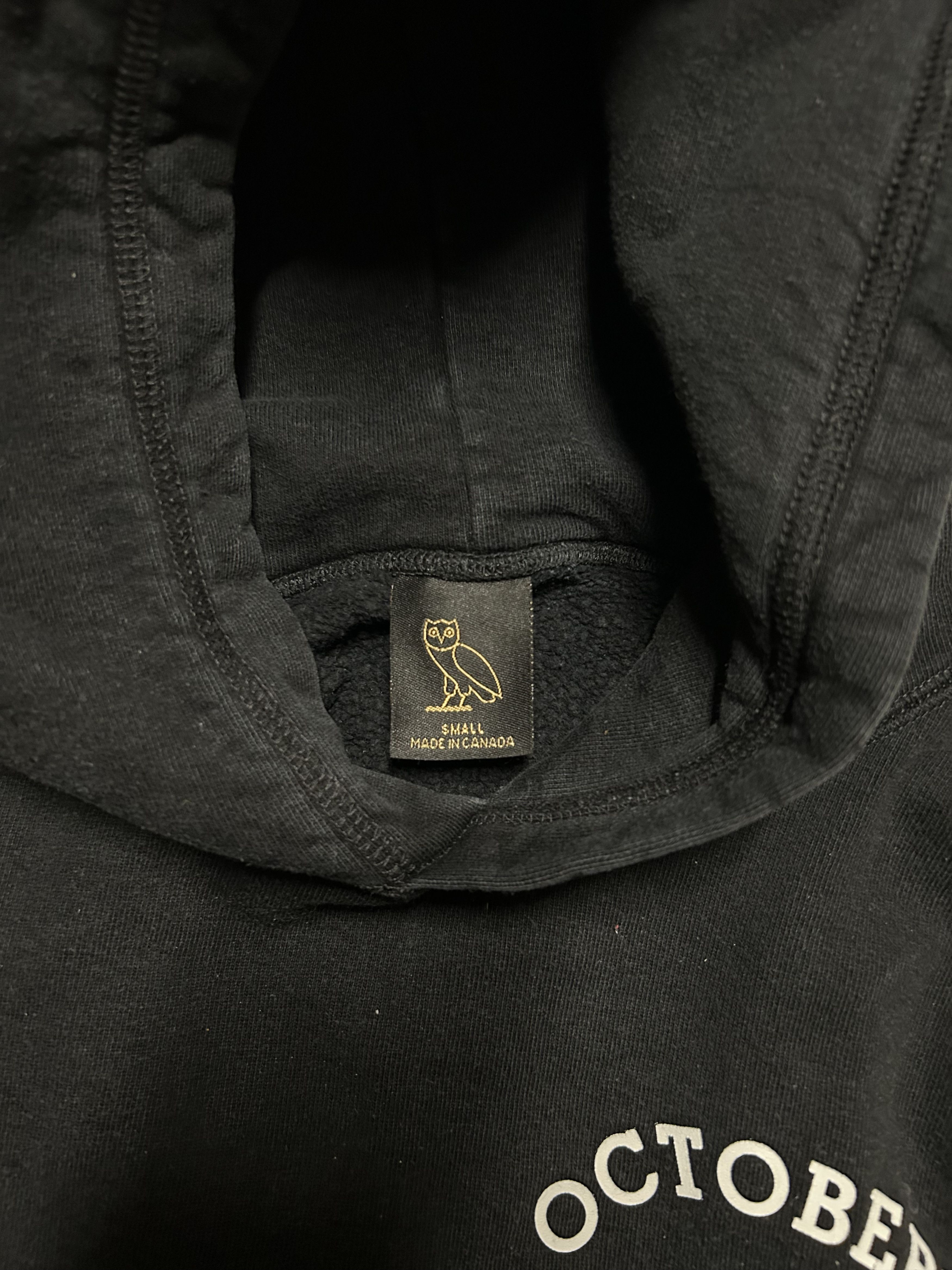 October's Very Own Ovo Octobers Very Own x Drake Small Logo Cotton Hoodie Black Size US S / EU 44-46 / 1 - 3 Thumbnail