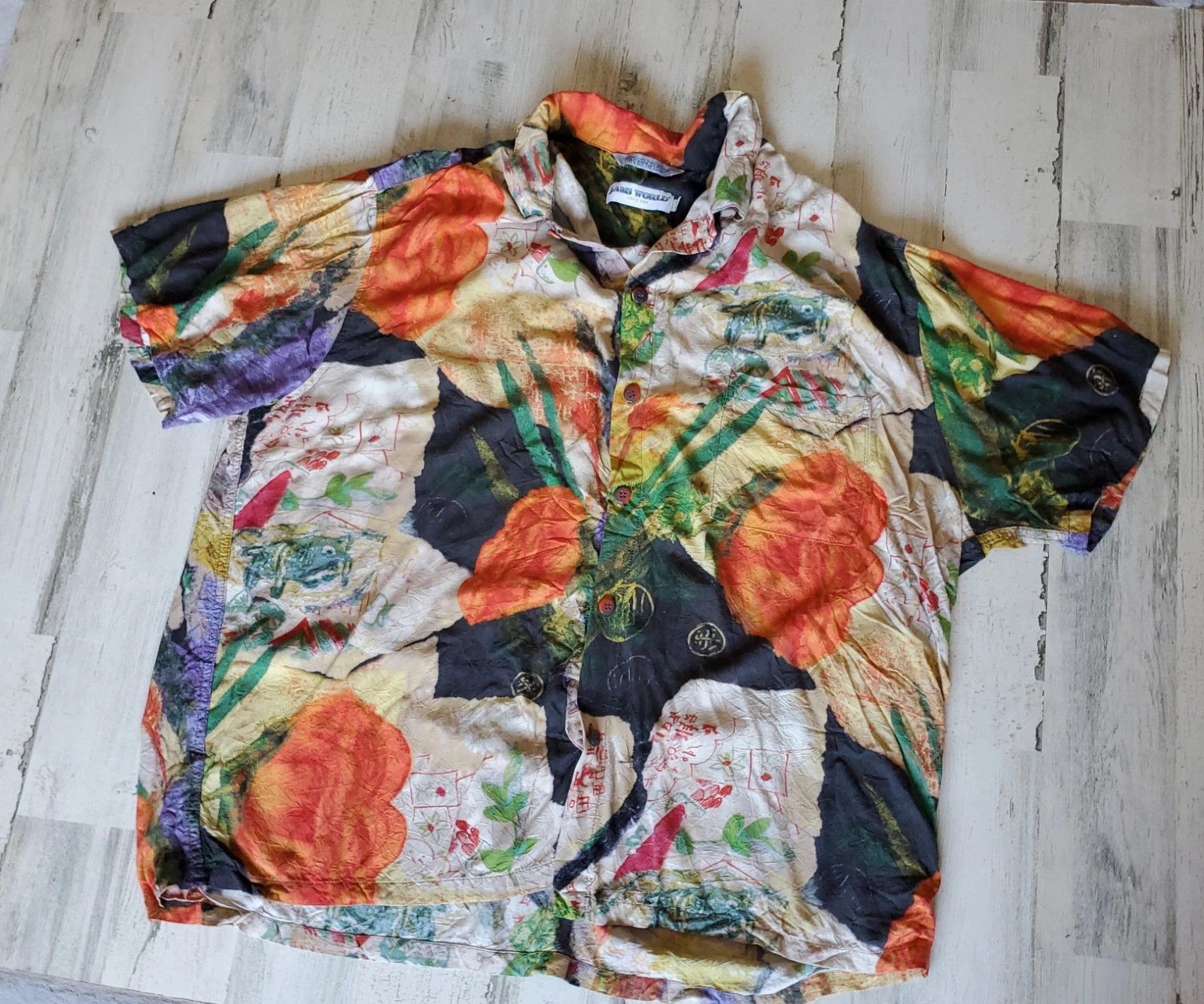Jams World Hawaiian Shirt Size XXL / US 16-18 / IT 52-54 - 4 Thumbnail