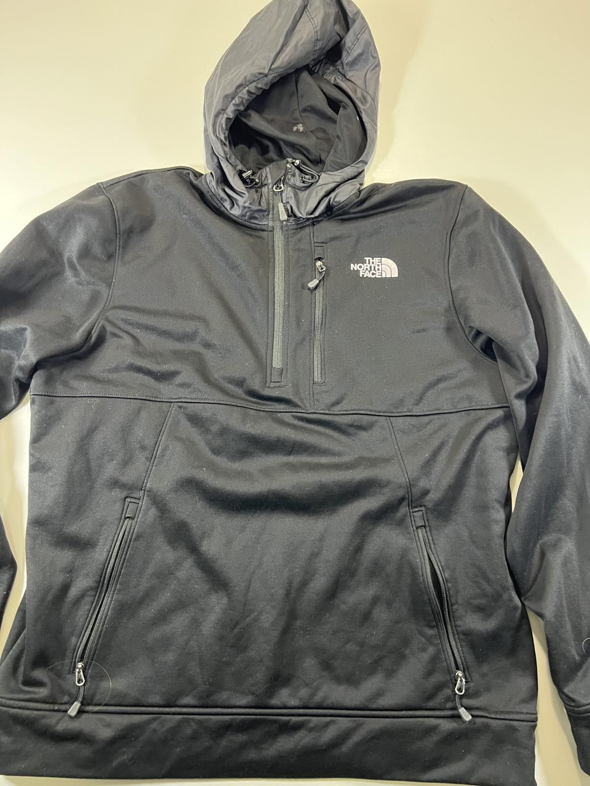The North Face The North Face Men's Black Hooded Pullover Fleece Jacket L Size US L / EU 52-54 / 3 - 1 Thumbnail