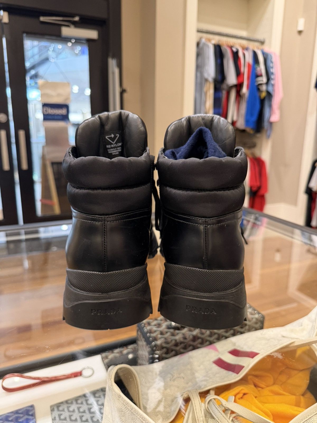 Prada Prada Brixxen Leather Ankle Boots Size US 8.5 / EU 41-42 - 5 Thumbnail