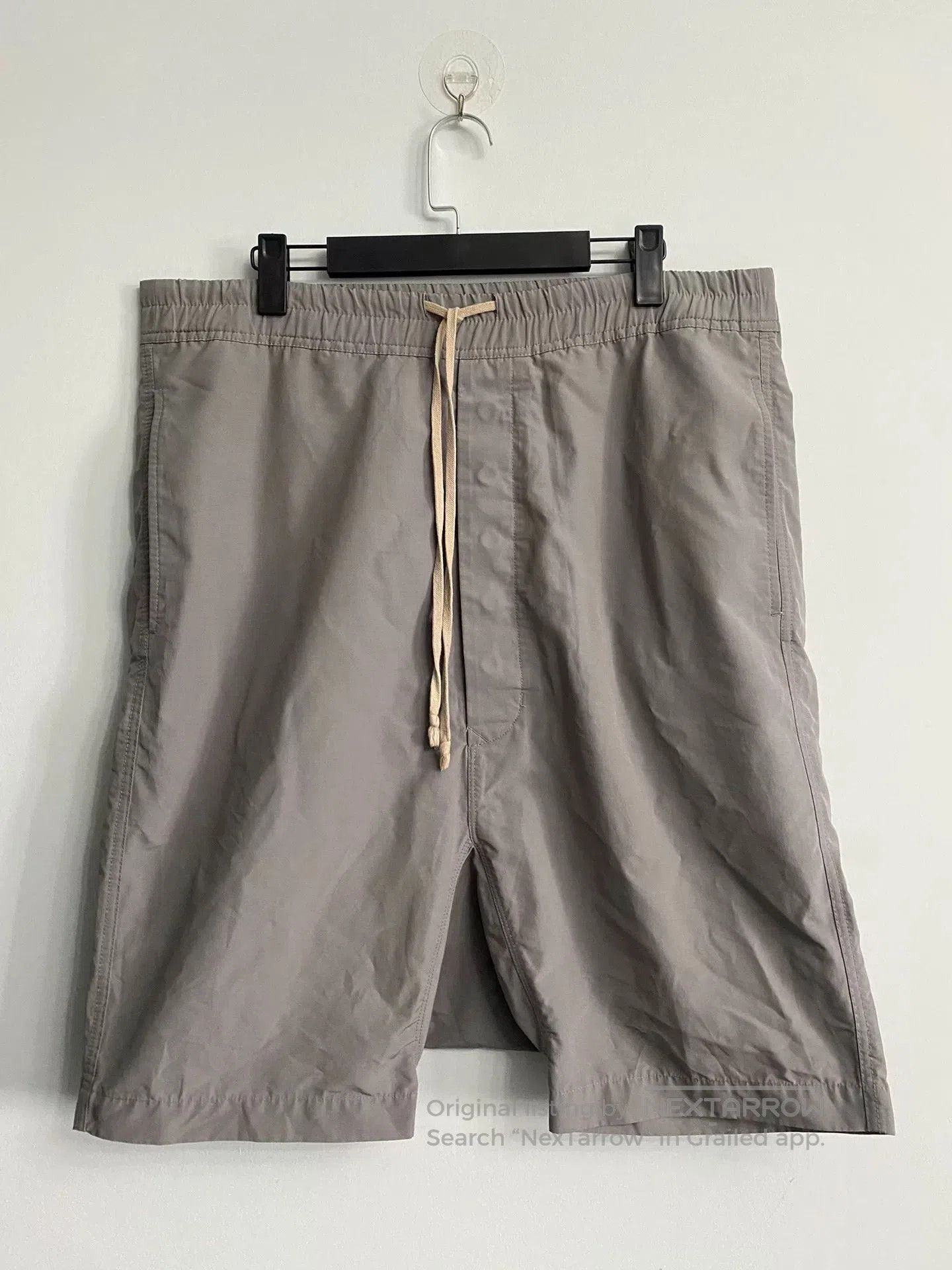 Rick Owens Rick Owens Gray Nylon Shorts. Size US 26 / EU 42 - 1 Thumbnail