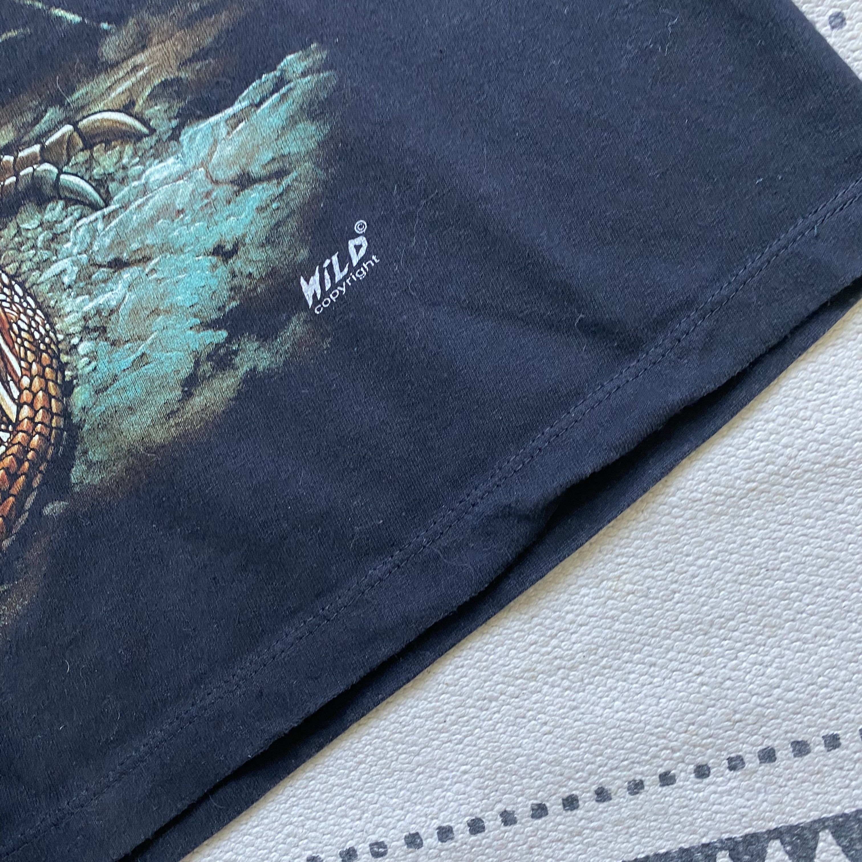 Japanese Brand Vintage Japan Dragon tee Renesanse Fosfor Print Size US M / EU 48-50 / 2 - 7 Thumbnail