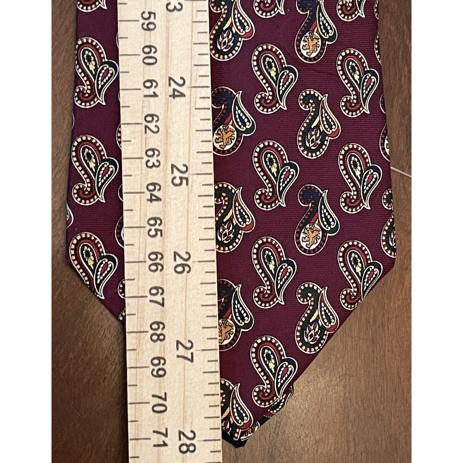 Tommy Hilfiger Tommy Hilfiger 100% Italian Silk Men’s Neck Tie Made In Usa Size ONE SIZE - 6 Thumbnail